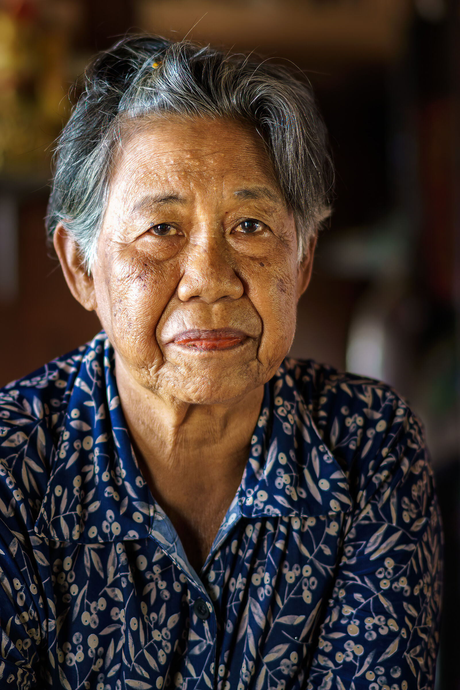 Cambogia - Kompong Kleang, l'allevatrice di coccodrilli