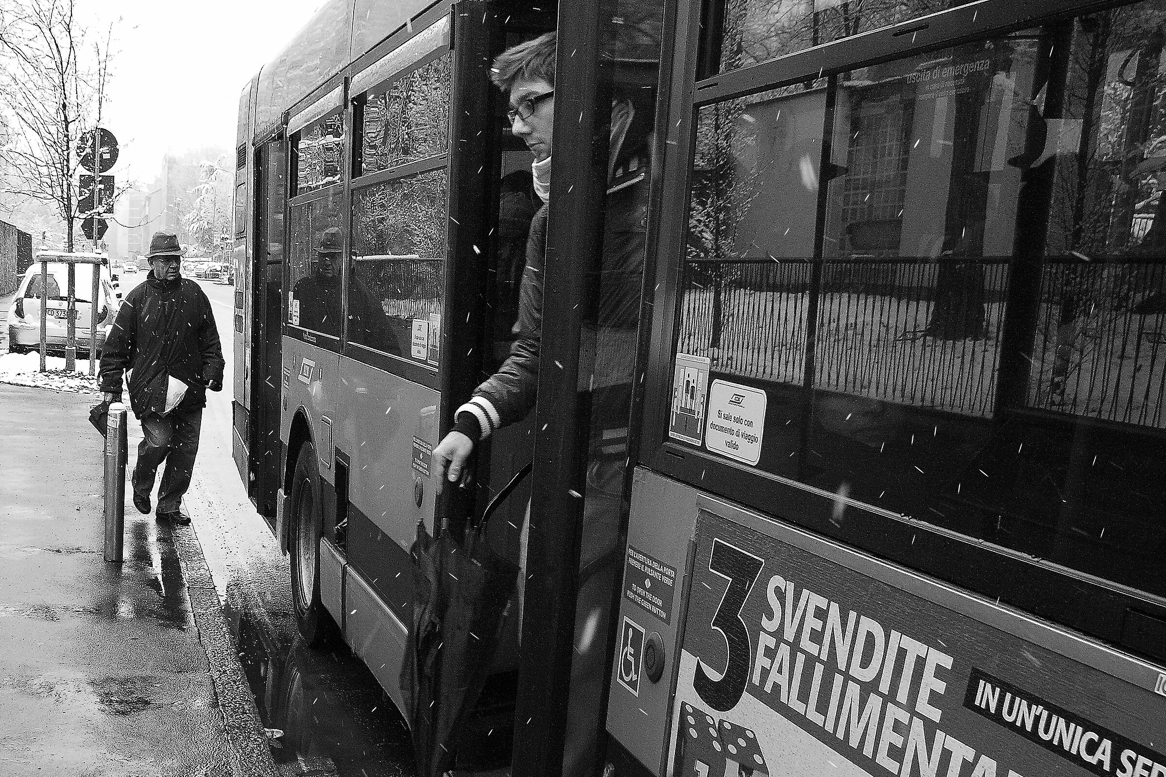 Down the young man....