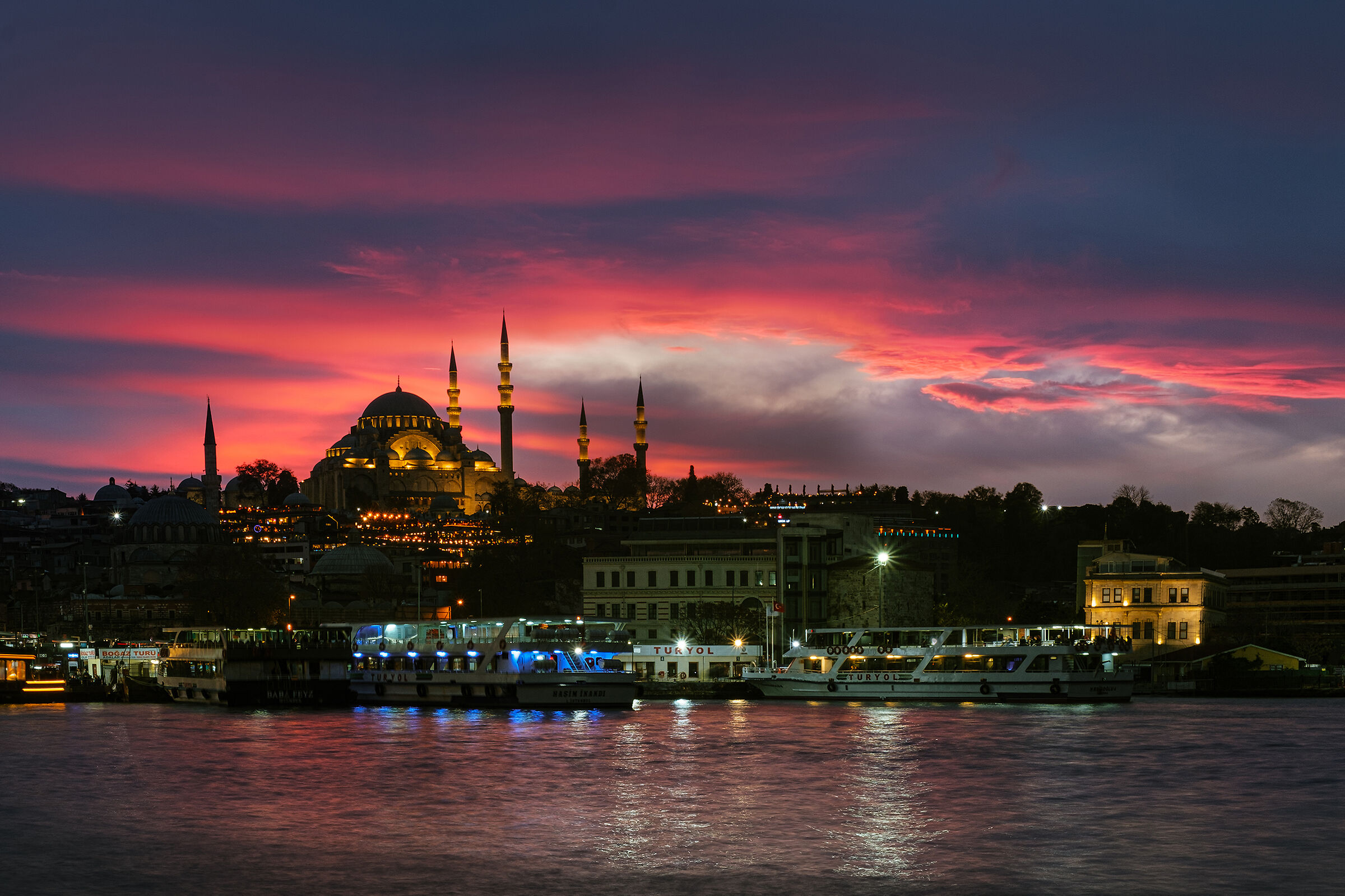 An unexpected sunset