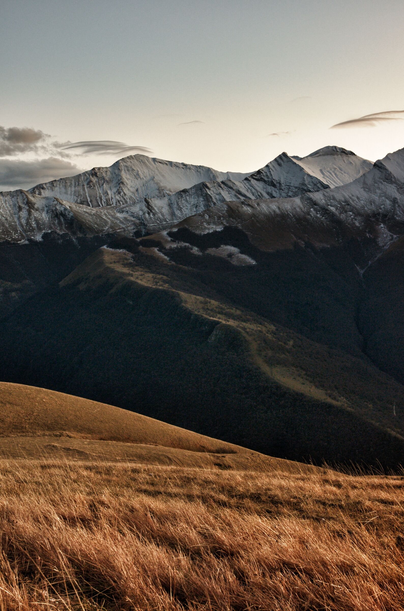 Prima neve sui sibillini