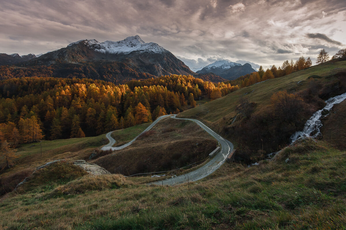 Tramonto al Maloja ...