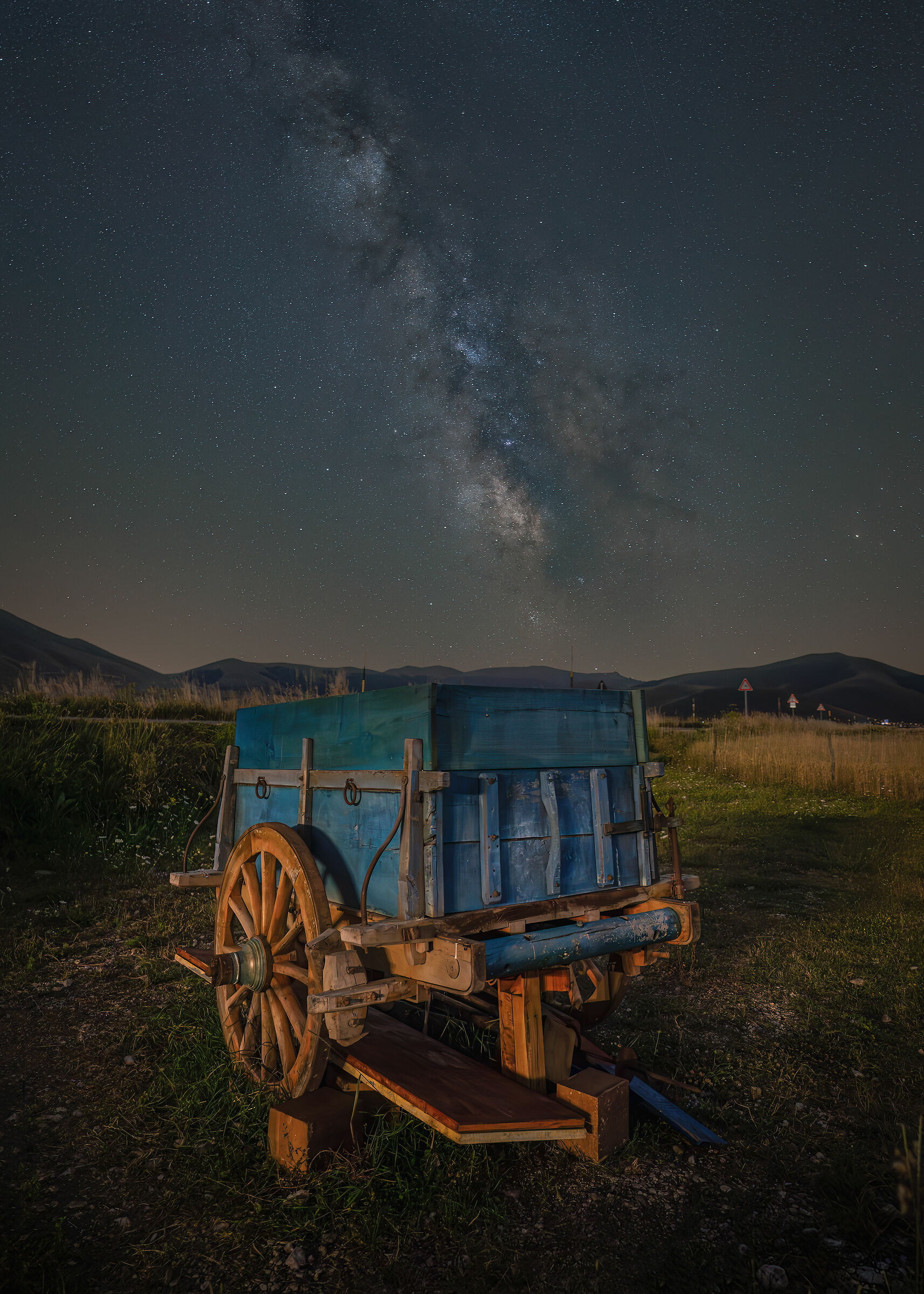 Cart in Castelluccio di Norcia