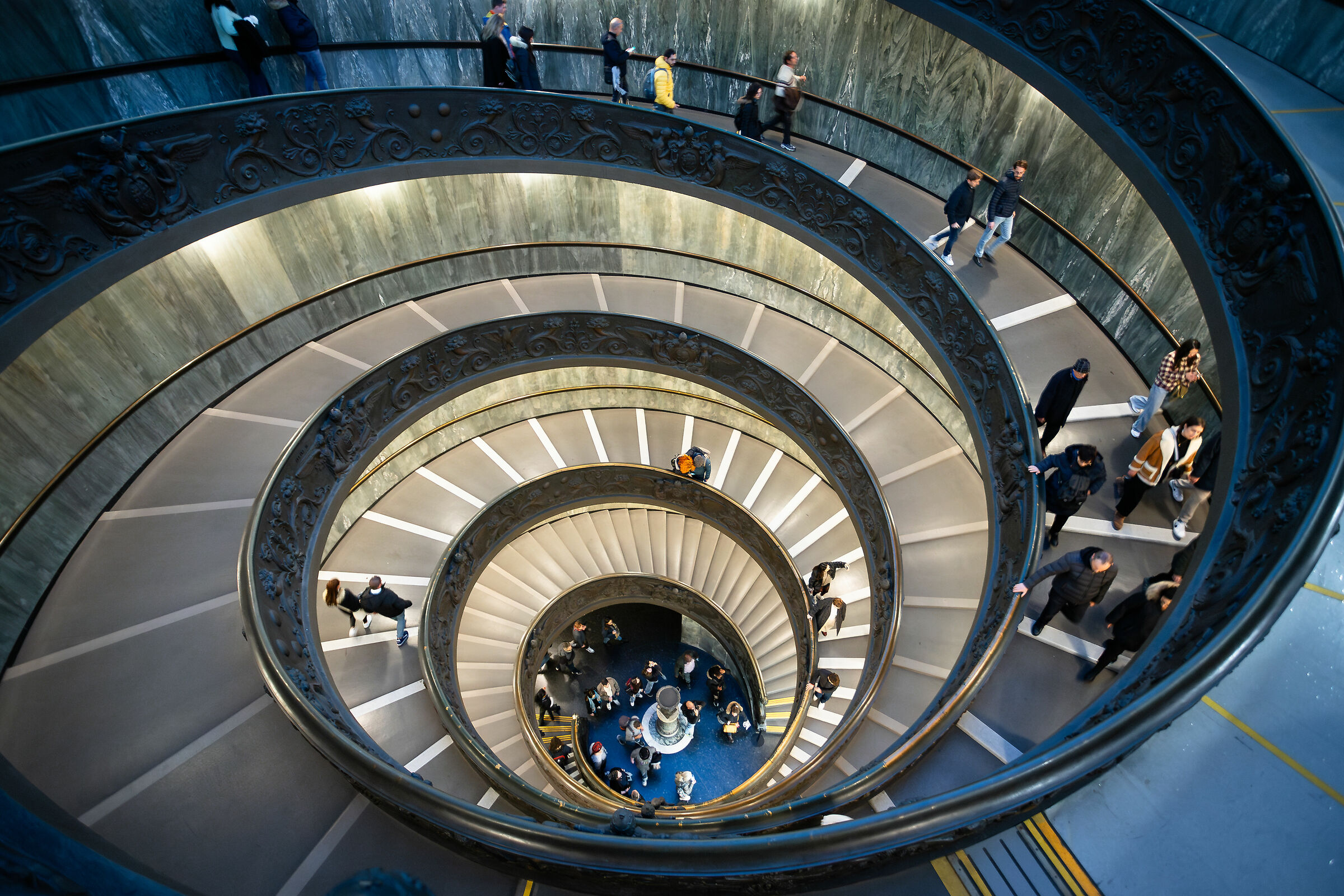Helical staircase at the Vatican Museums