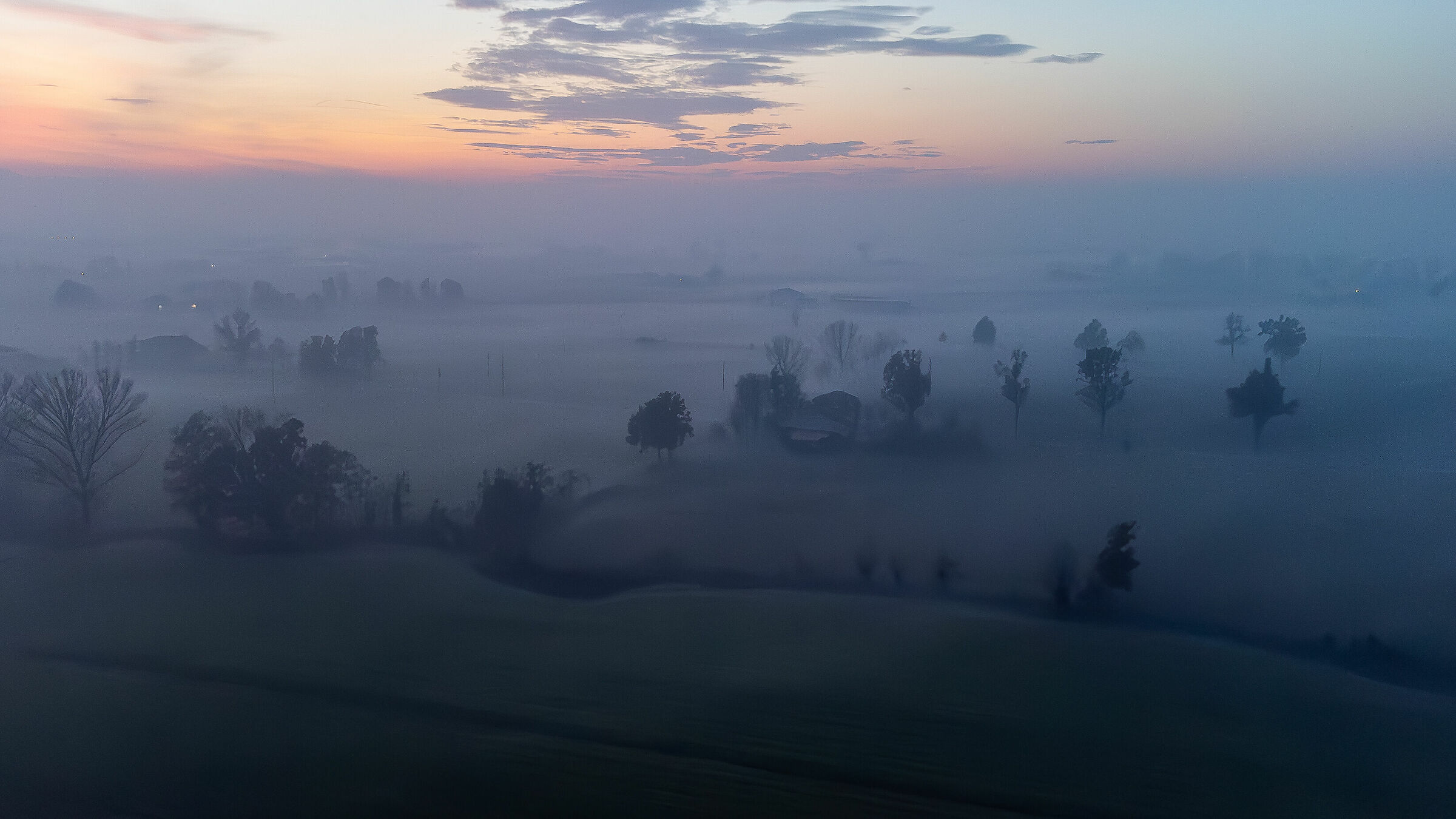 Fog in the Po Valley