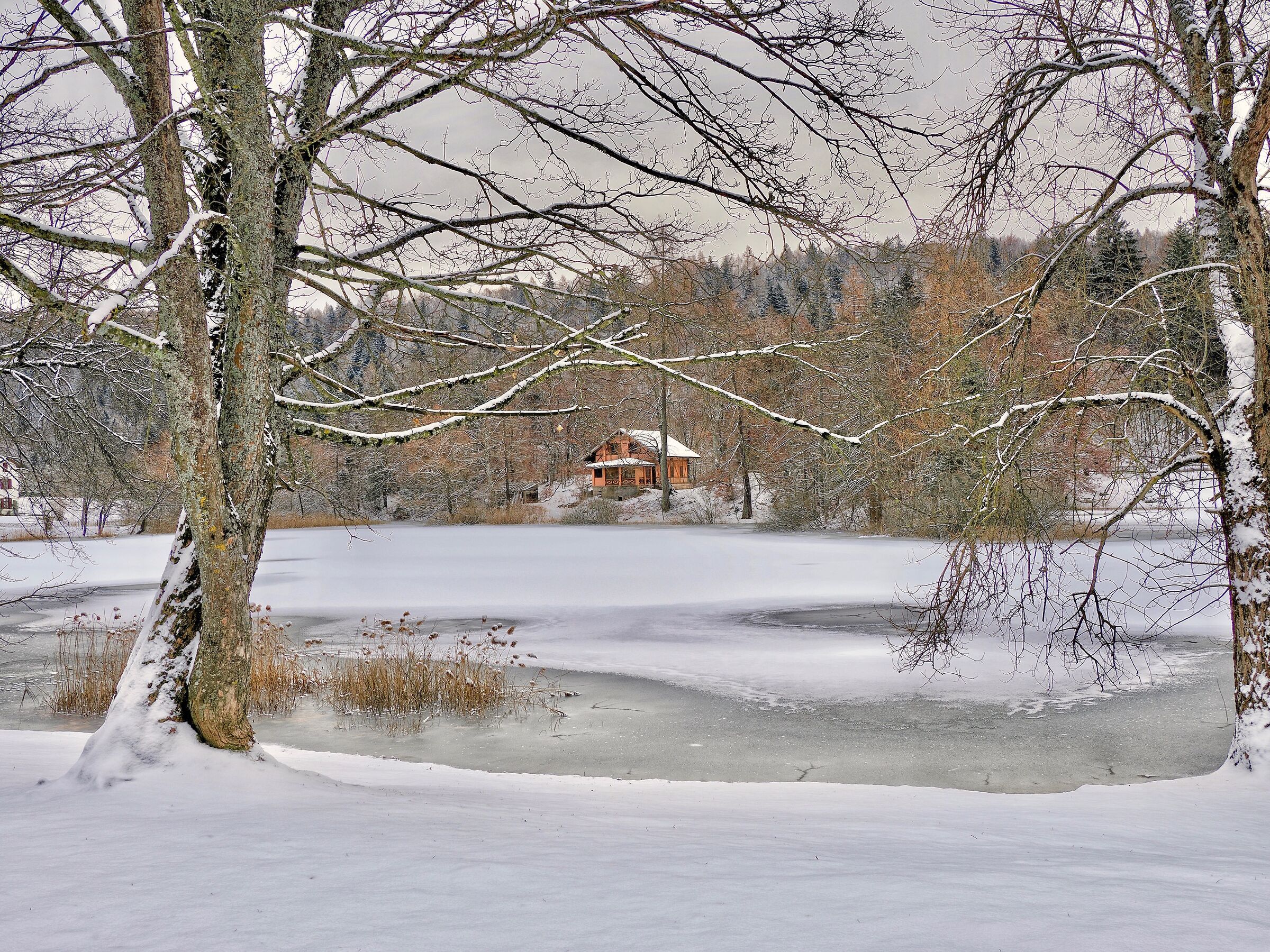 Winter on Lake Cei