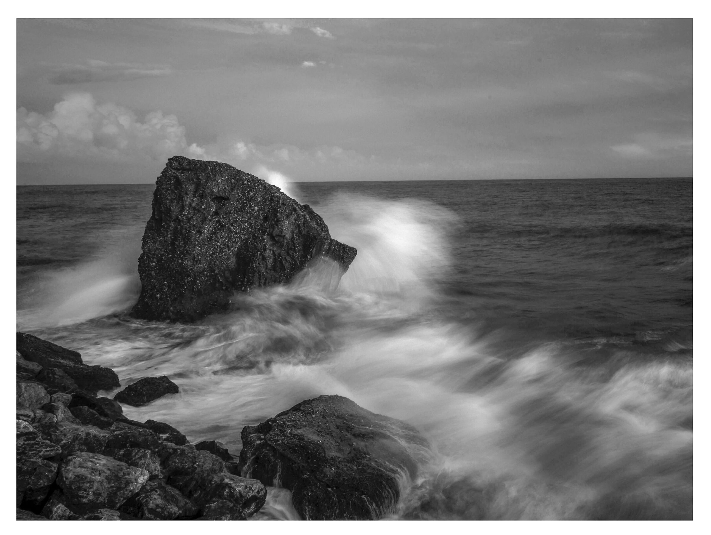 Rough seas