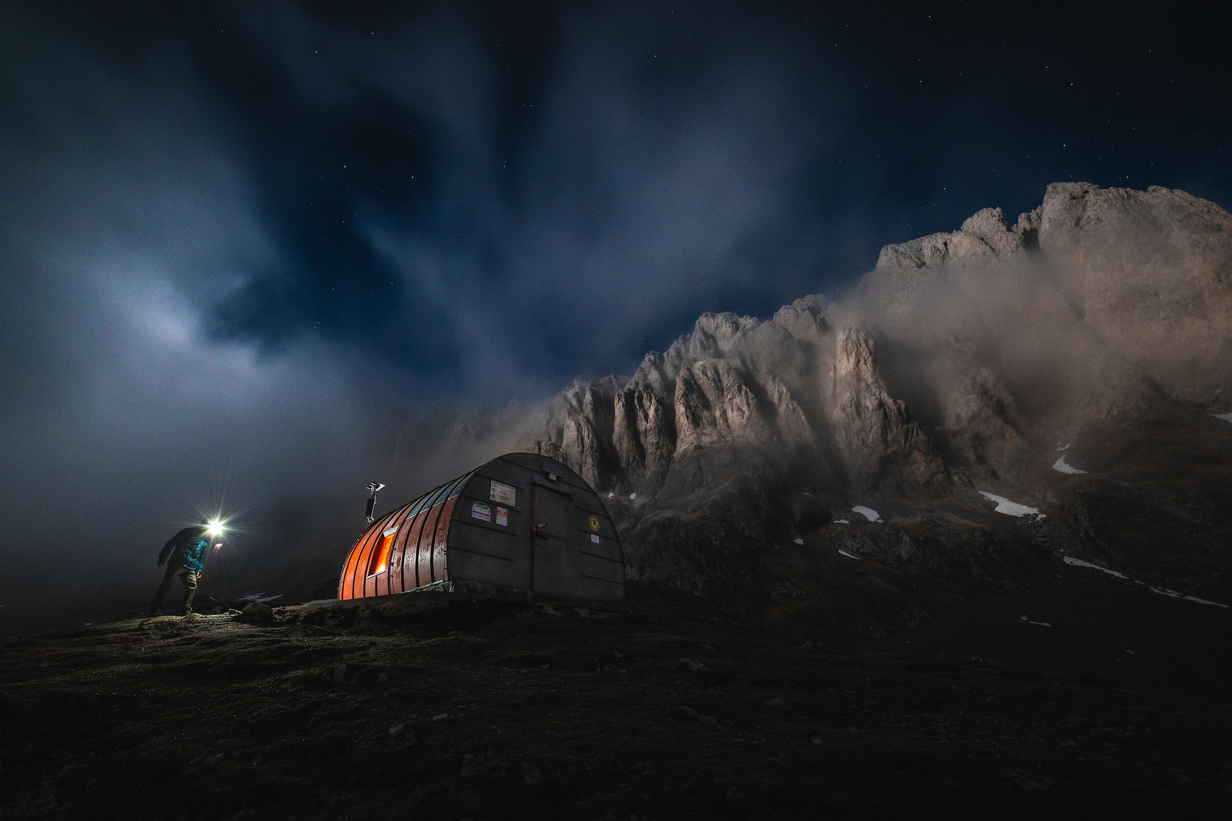 Presolana, arriving at Bivacco Città di Clusone