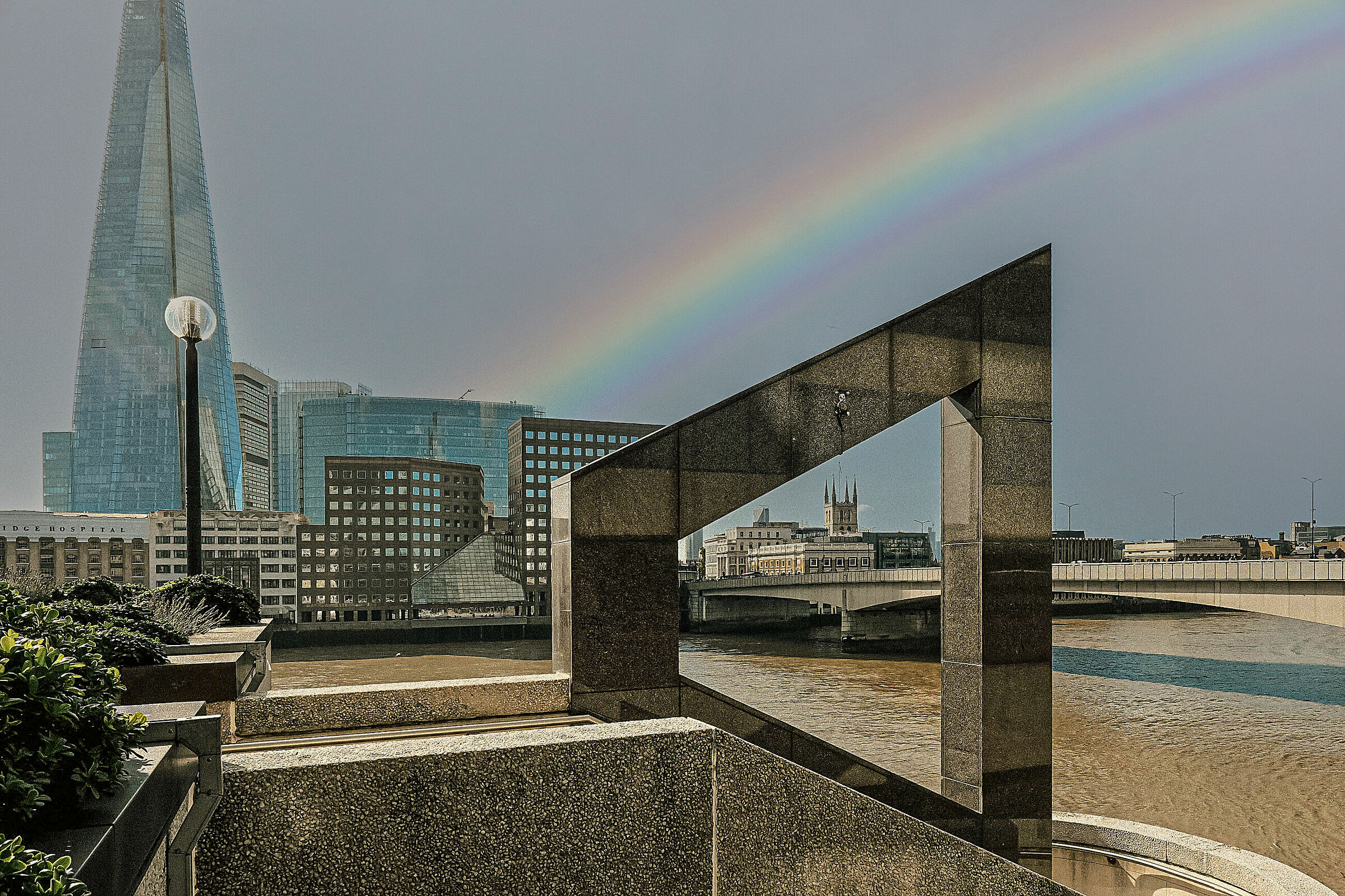 Londra, inquadratura dal London Bridge