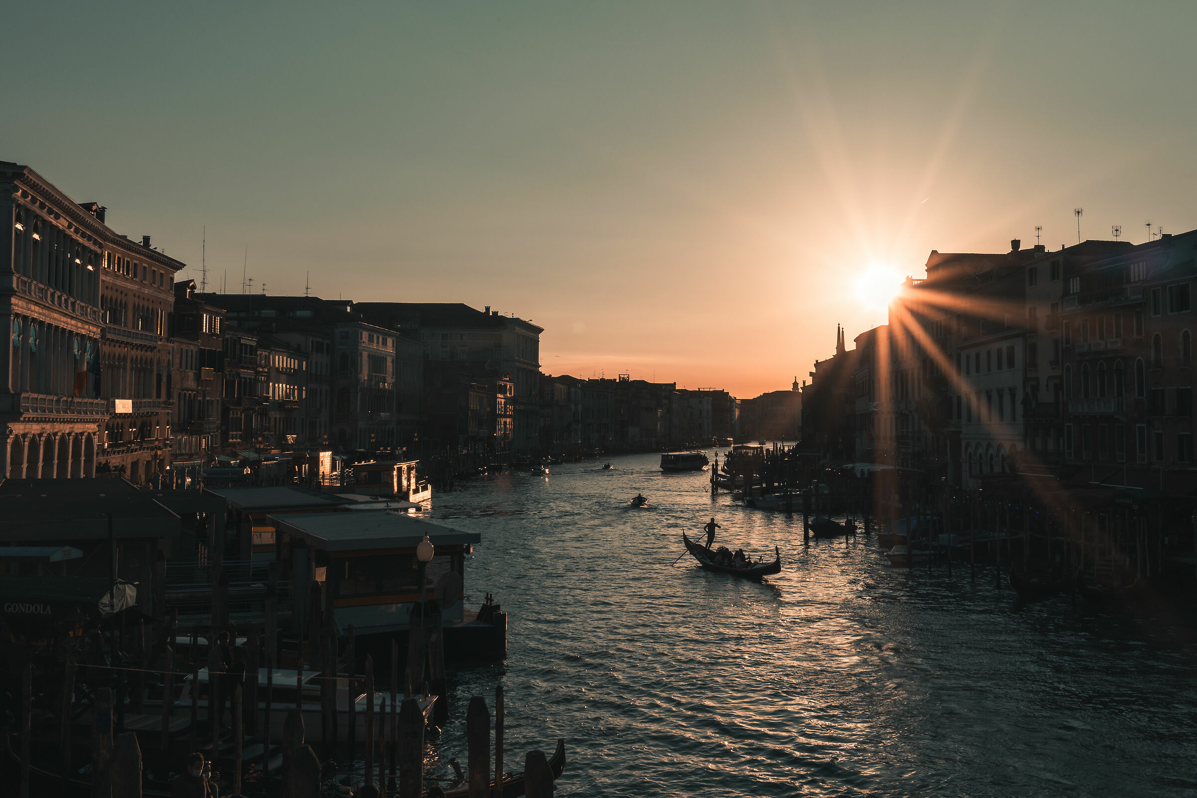 Sunset on the Grand Canal