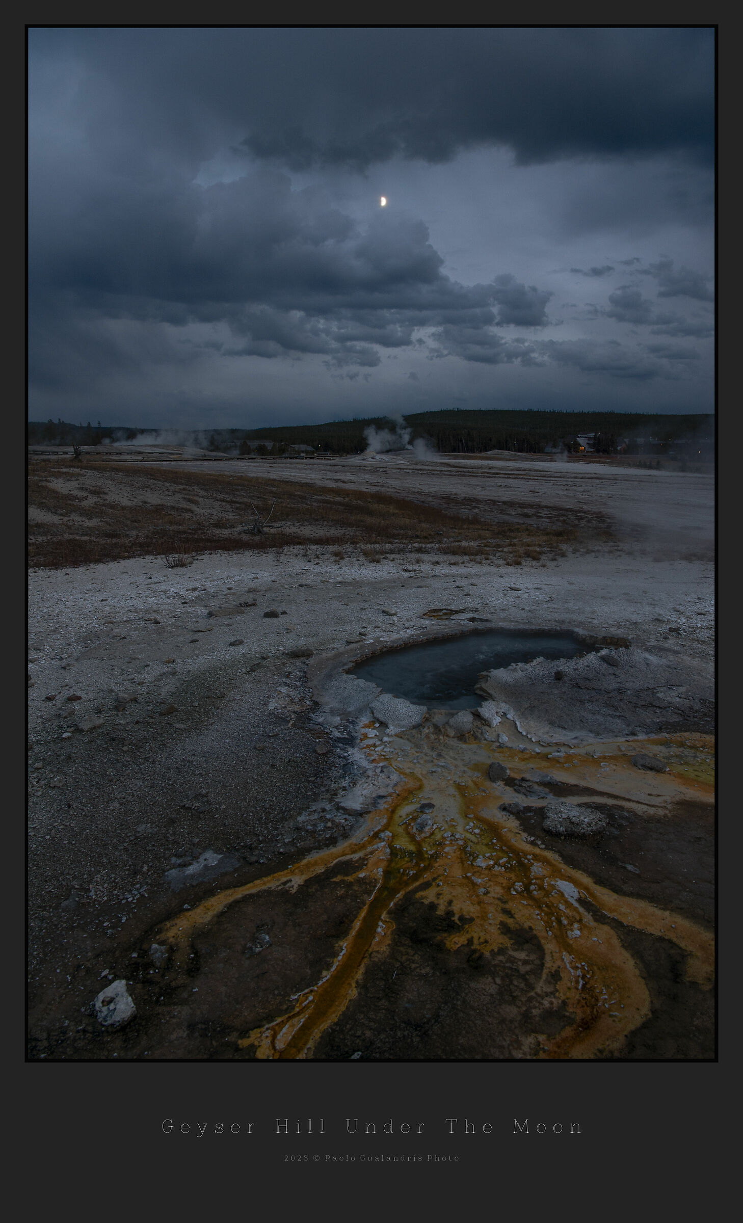 Geyser Hill Under The Moon
