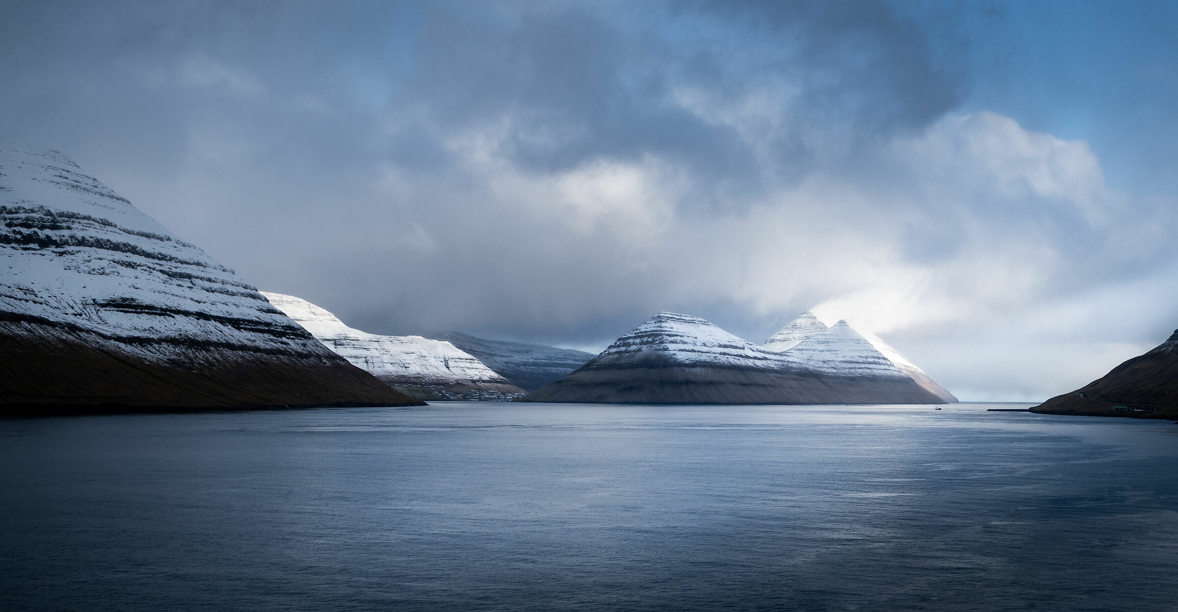 Faroe Islands - Fjord view from Kalsoy