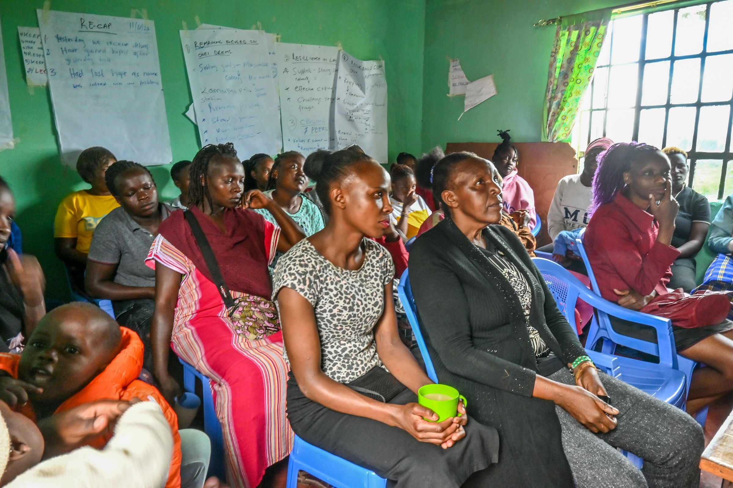 Former prostitutes in the courtroom