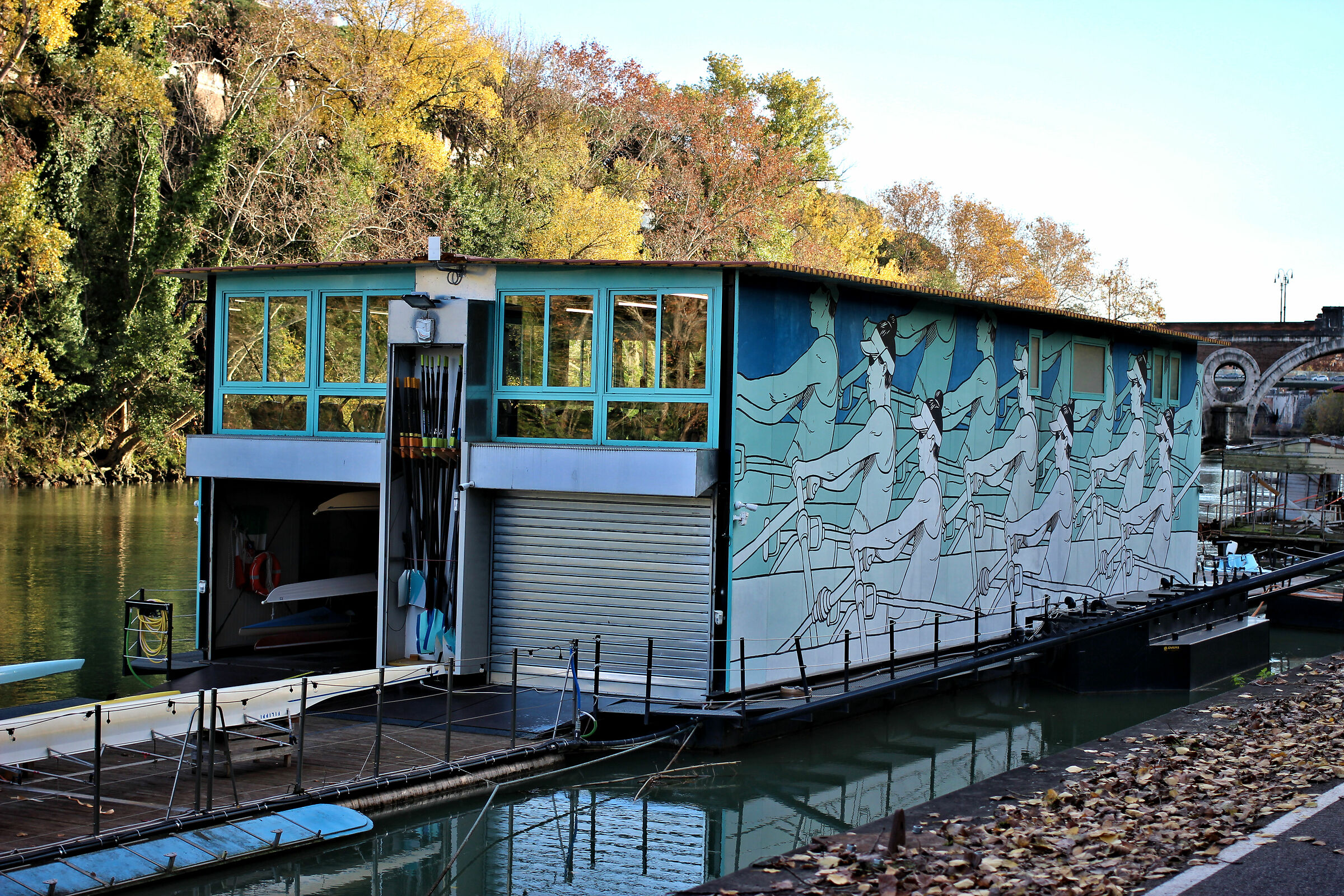Rowing on the Tiber
