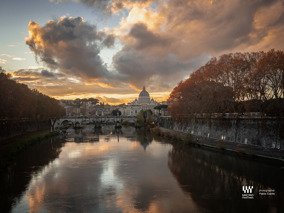 San Pietro al tramonto