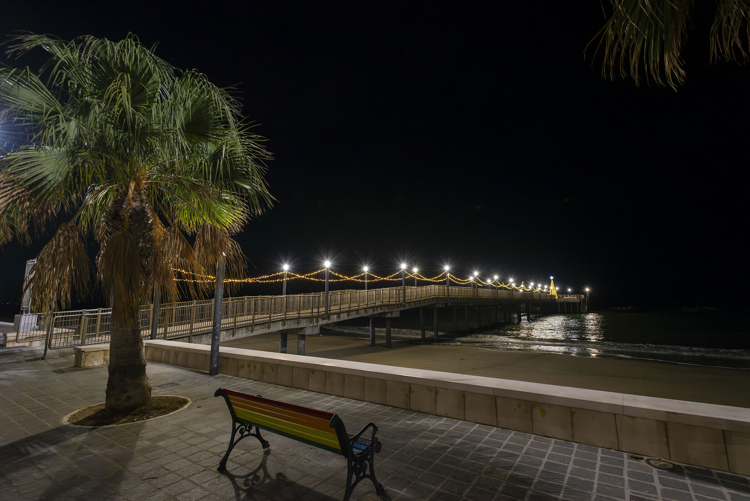 Francavilla pier by the sea