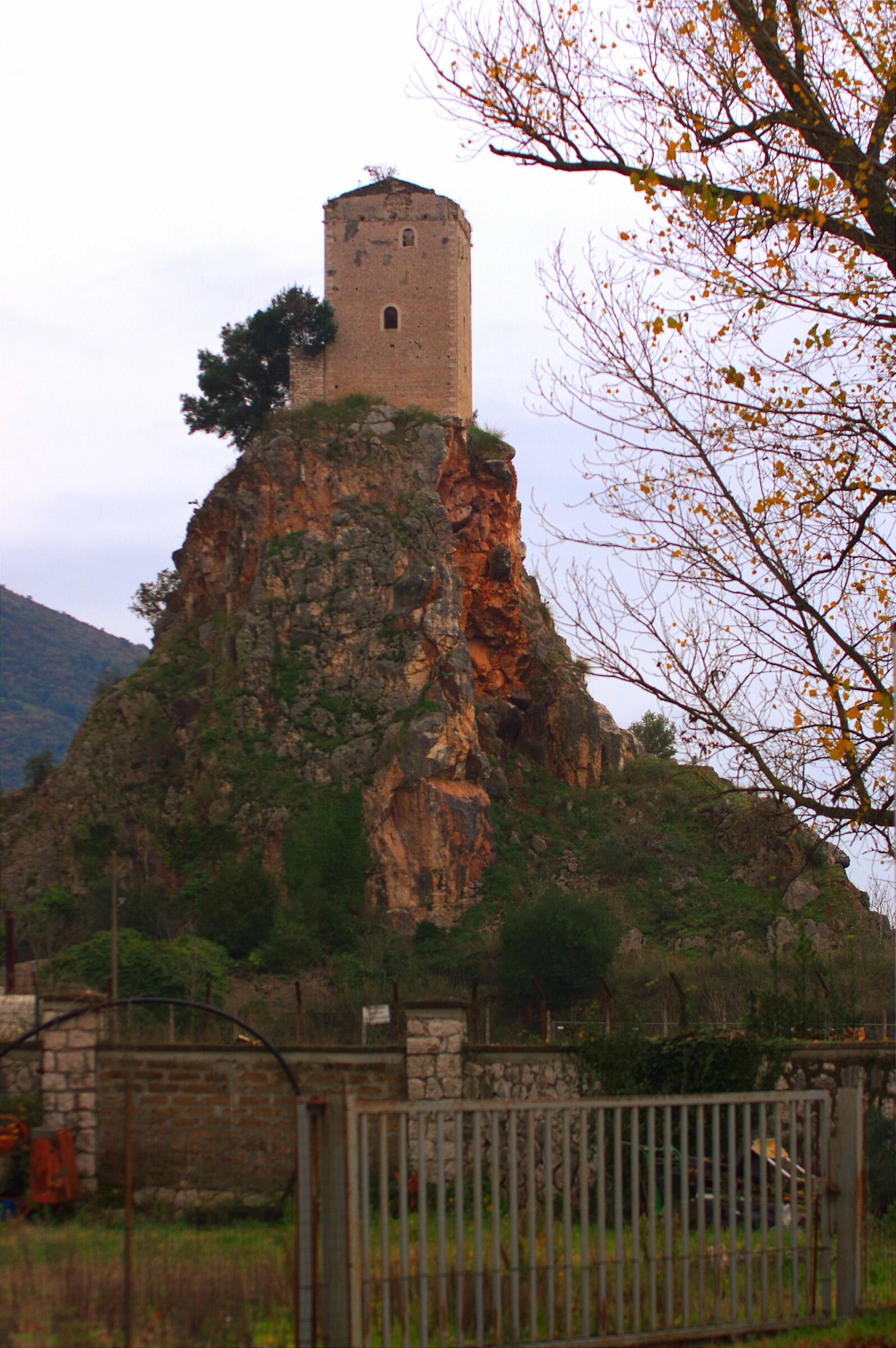 Petrarch Tower. Monticchio Latina