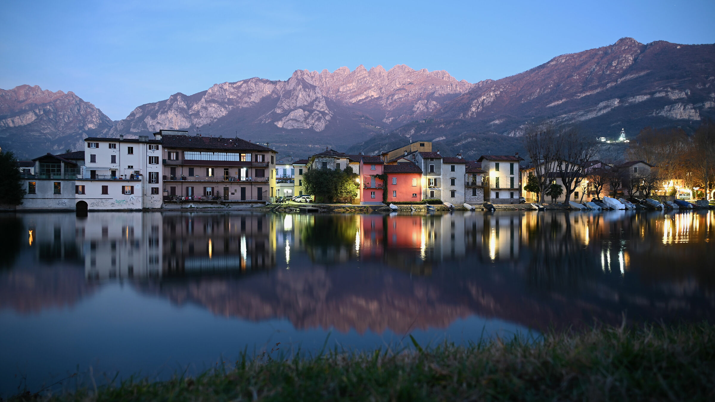 Pescarenico, winter sunset 2