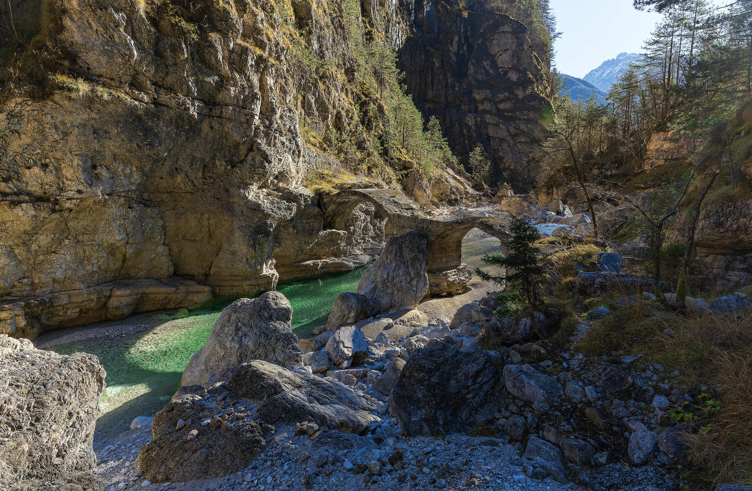 Old military bridge from World War I