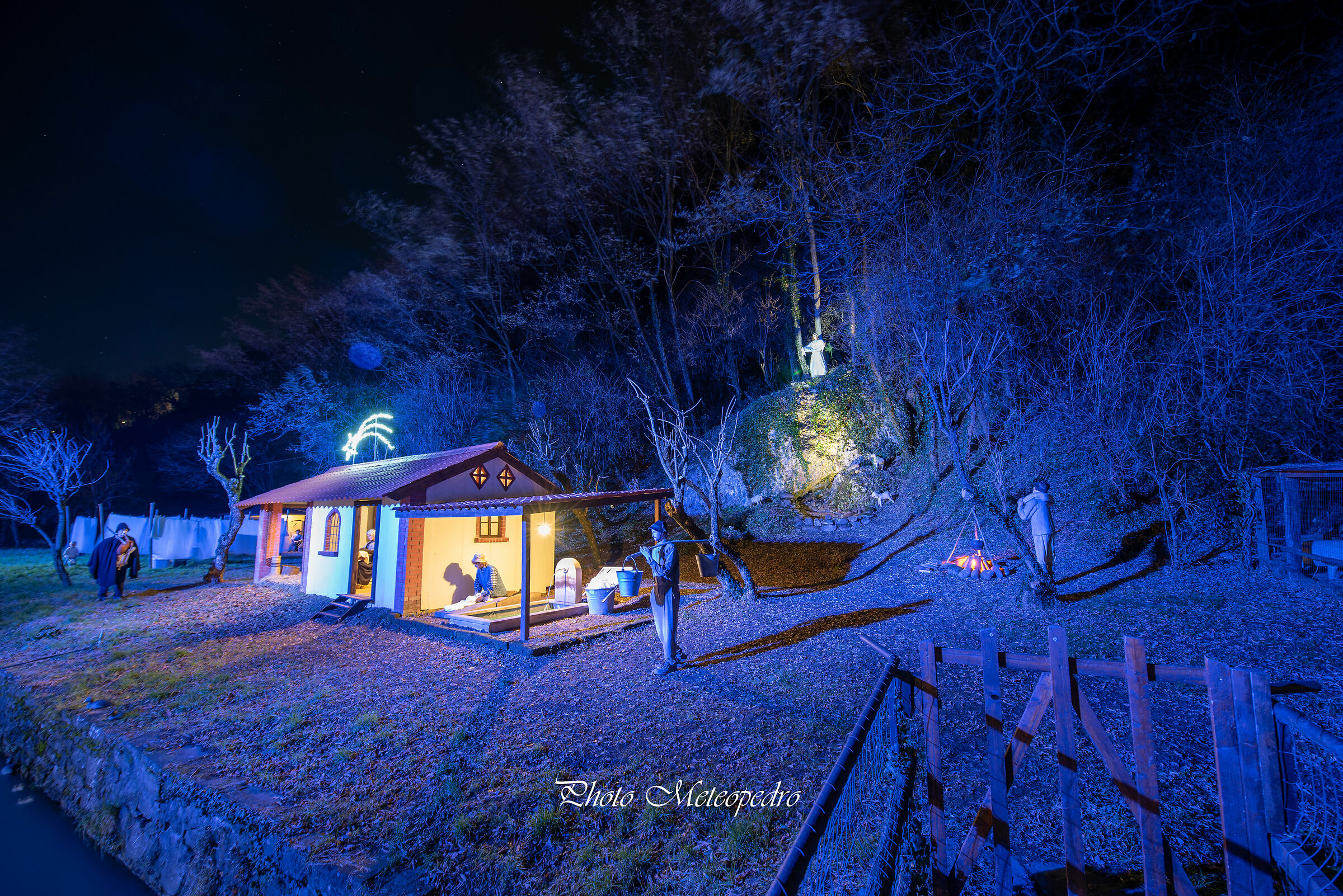 Washermen's nativity scene