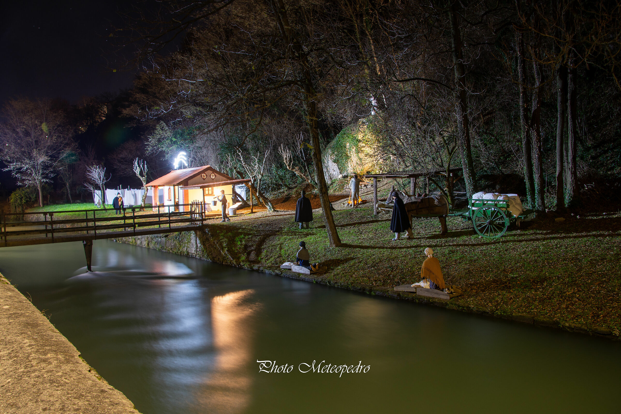 Washermen's nativity scene