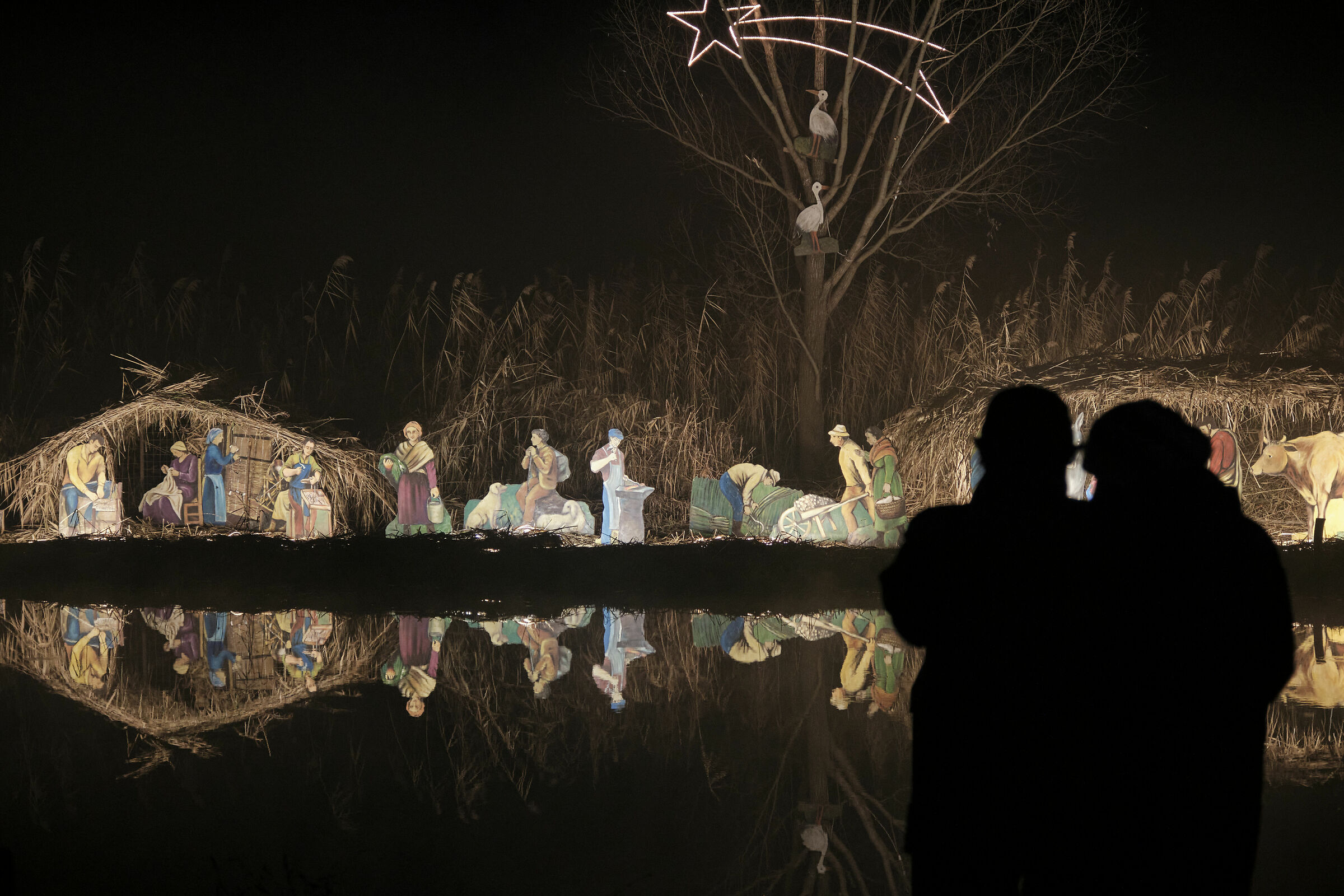 Enchanted by the nativity scene