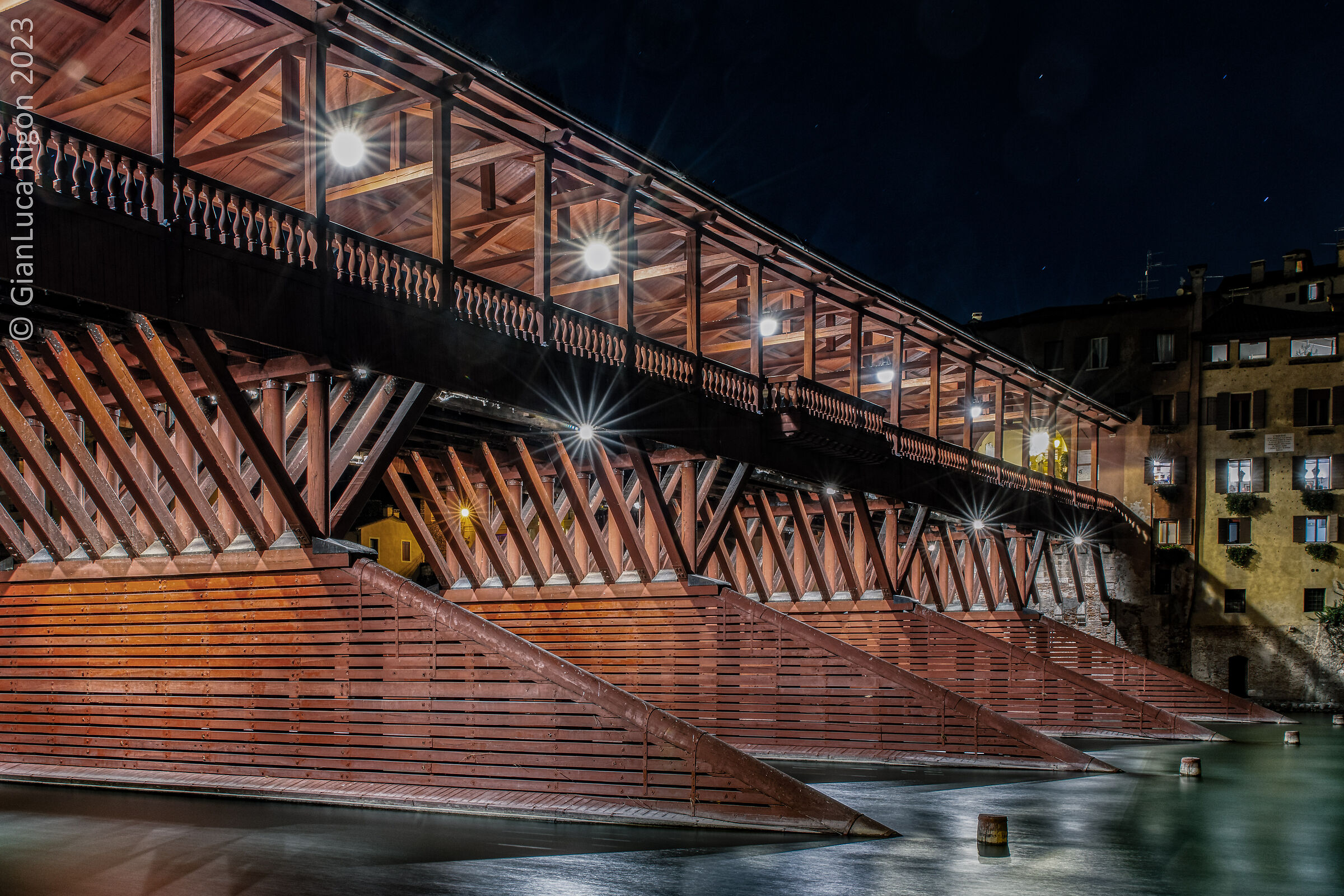 Starry night in Bassano del Grappa