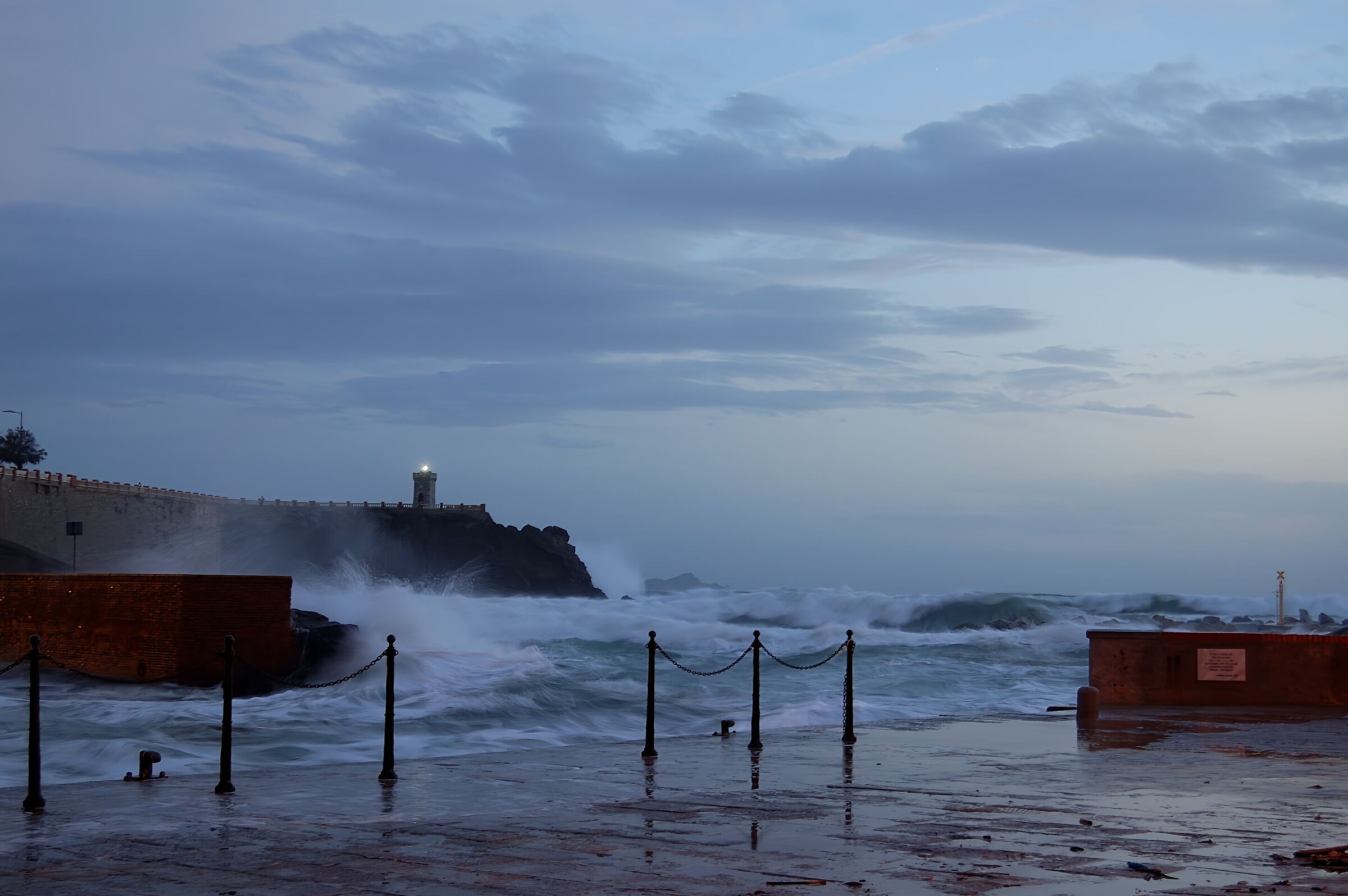 Mareggiata, Piombino