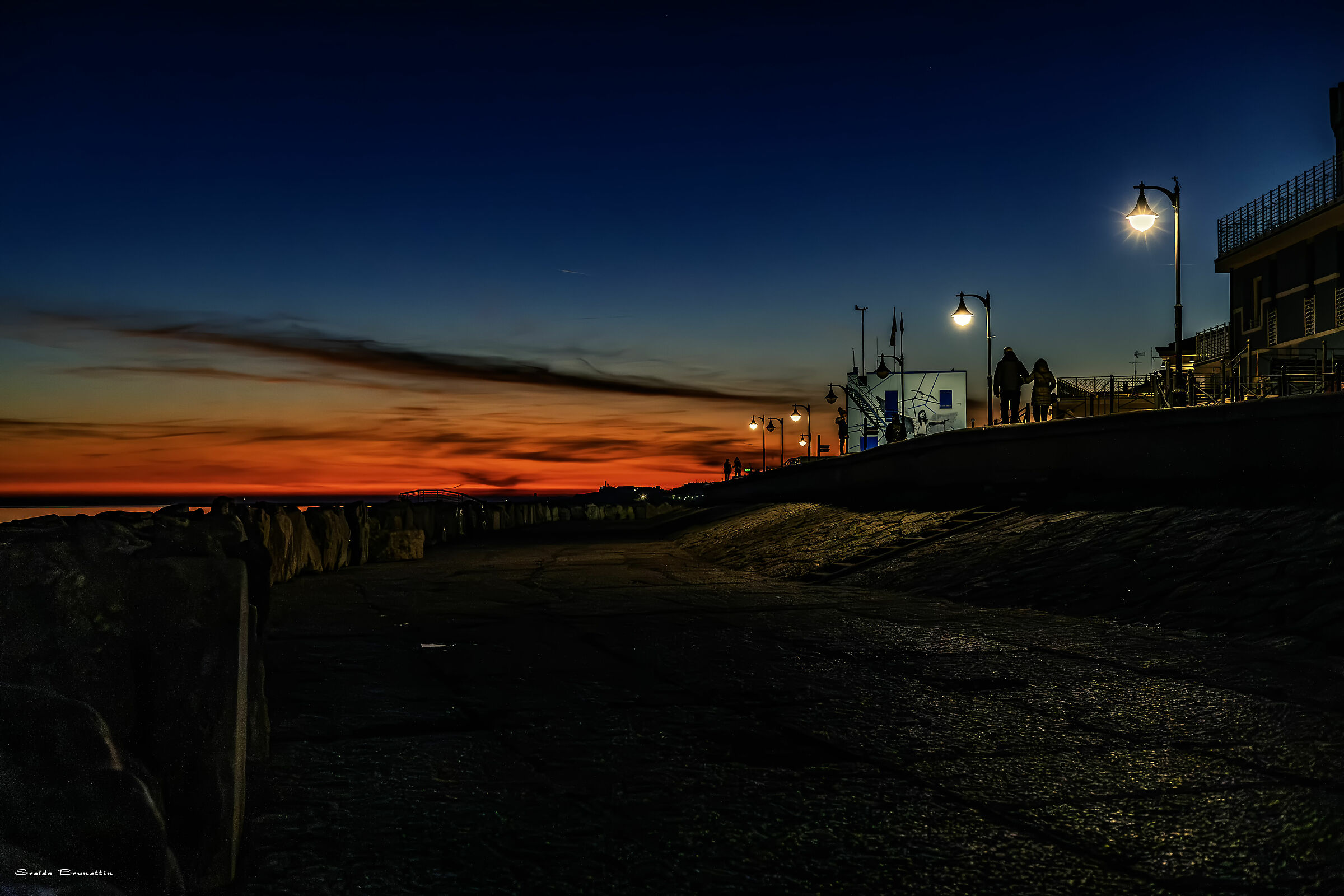 Passeggiando sul lungomare di Caorle.