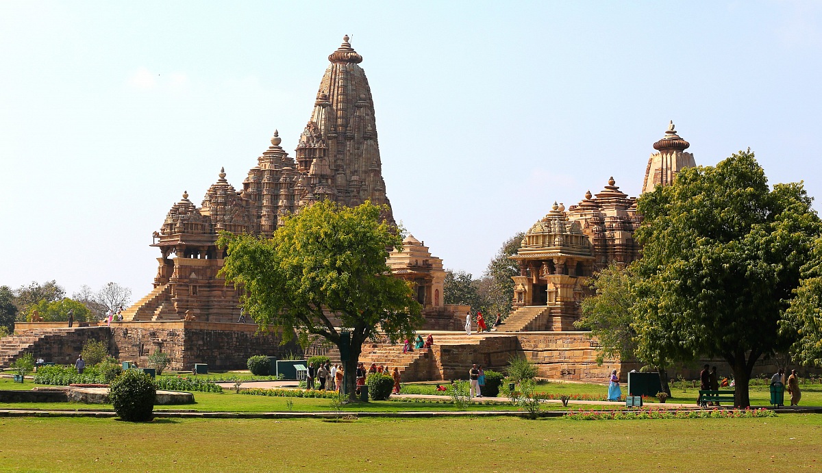 The temples of Khajuraho.
