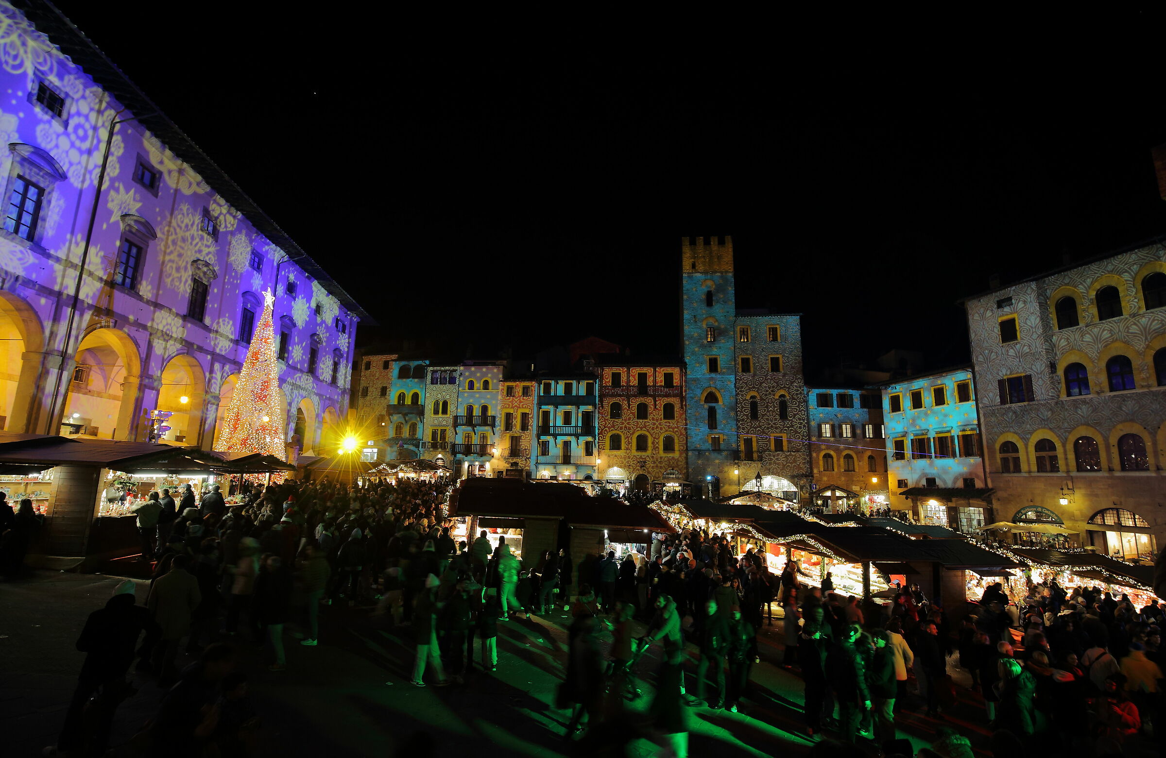 Auguri dalla città del Natale ad Arezzo