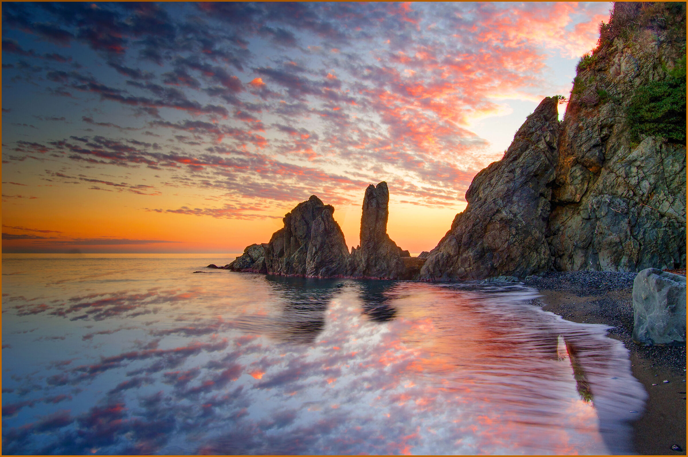 An evening at the beach