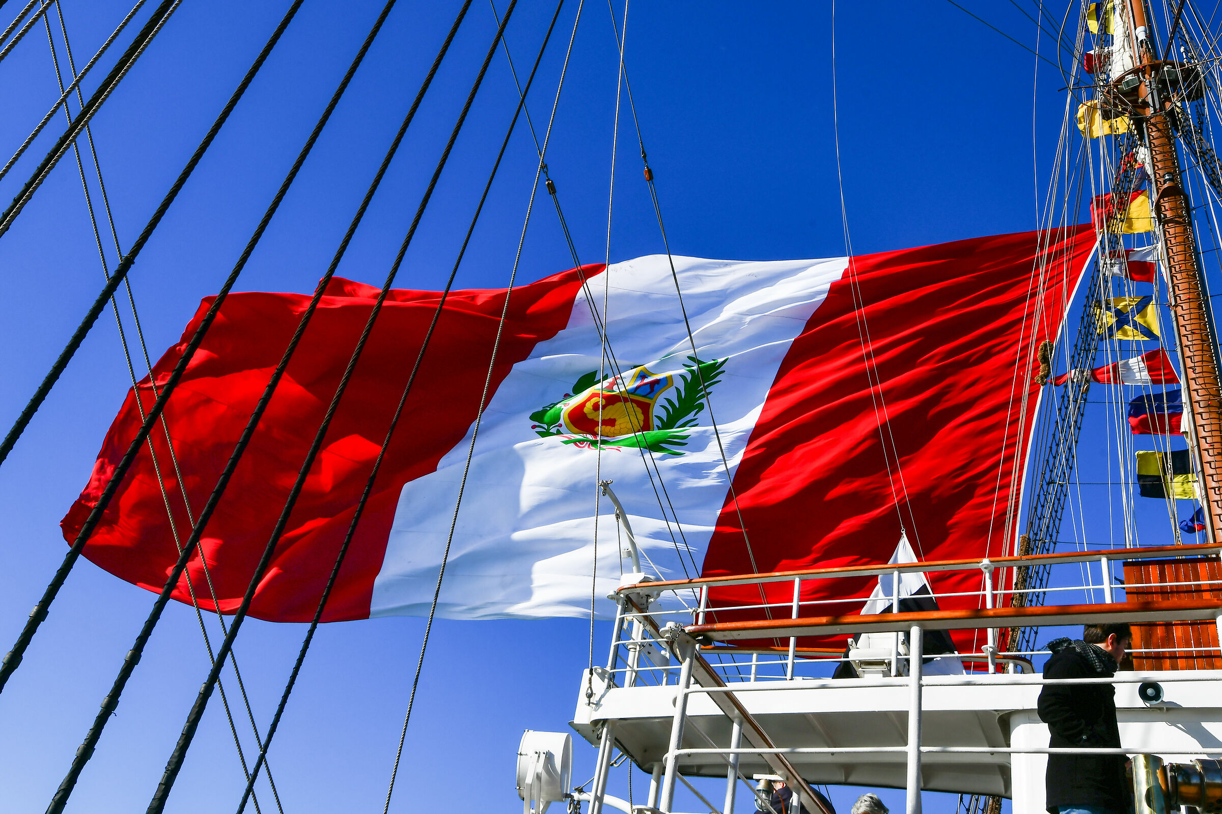 Homage to the Peruvian Flag (BAP UNION Ship)