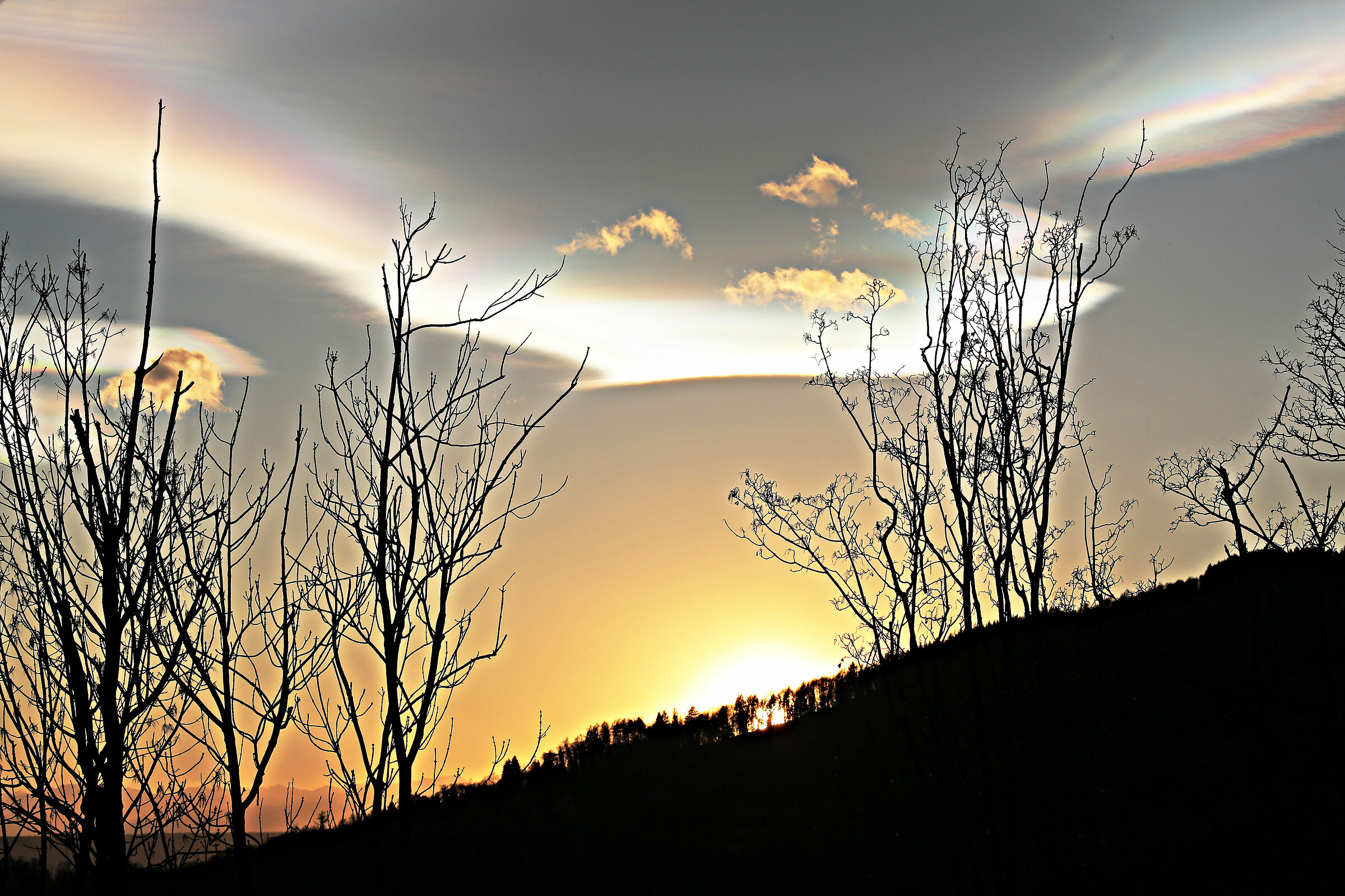 Nubi: una volta non c'erano queste nuvole colorate..