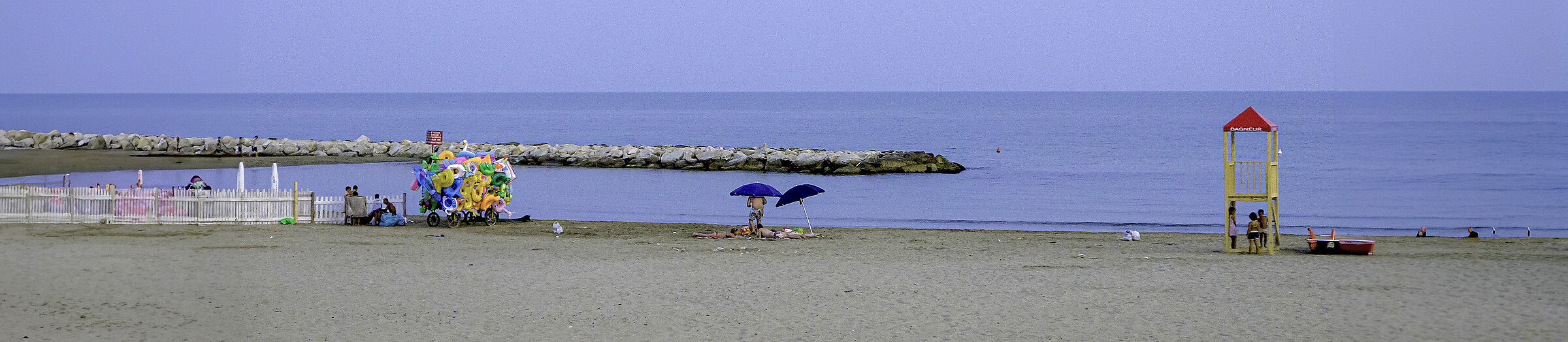 Godersi l'insolita spiaggia...