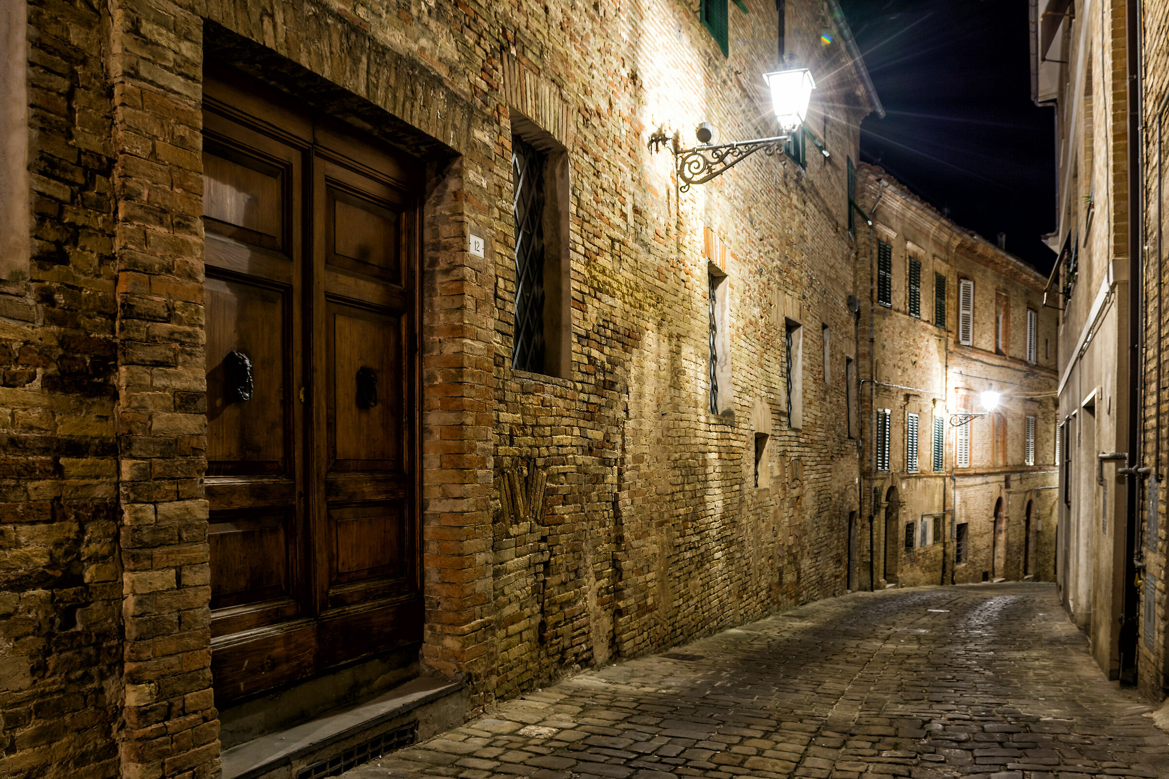 Le vie notturne di Montecassiano
