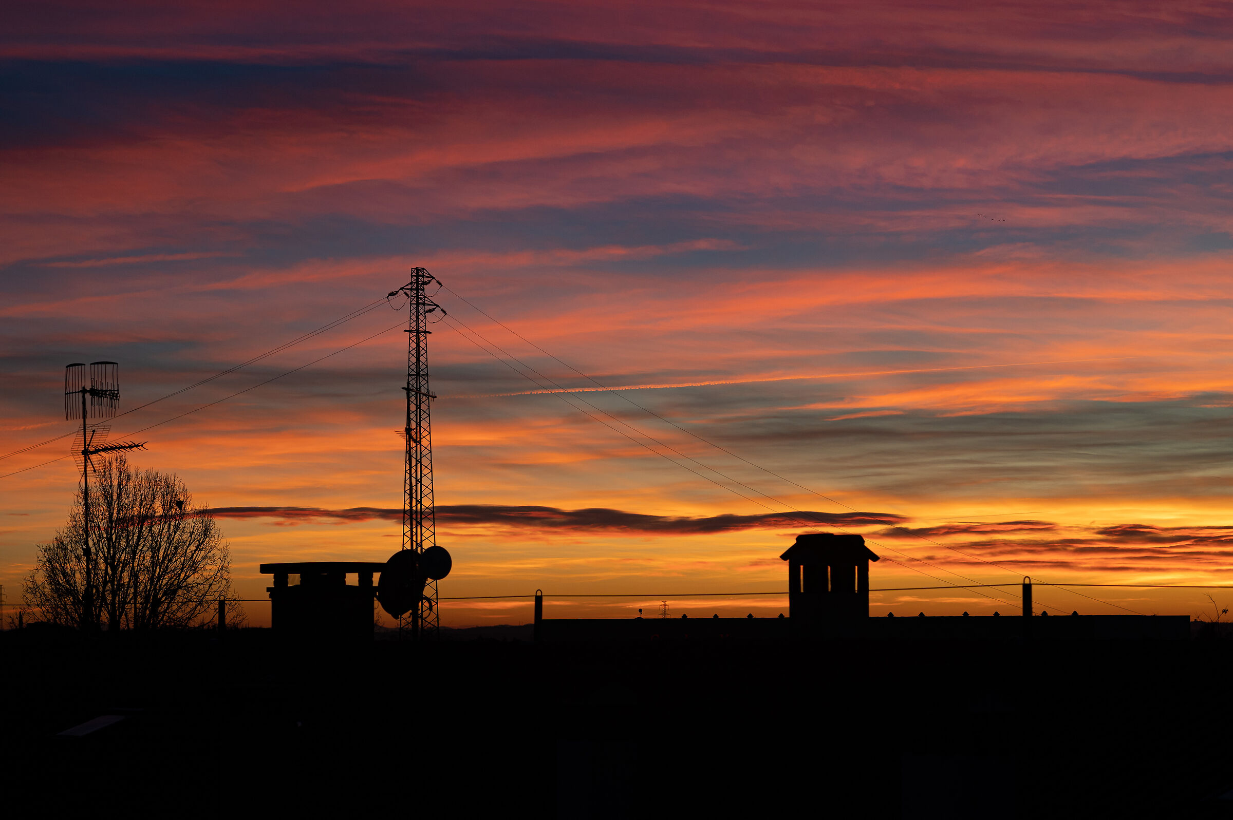 Sunset from the roof