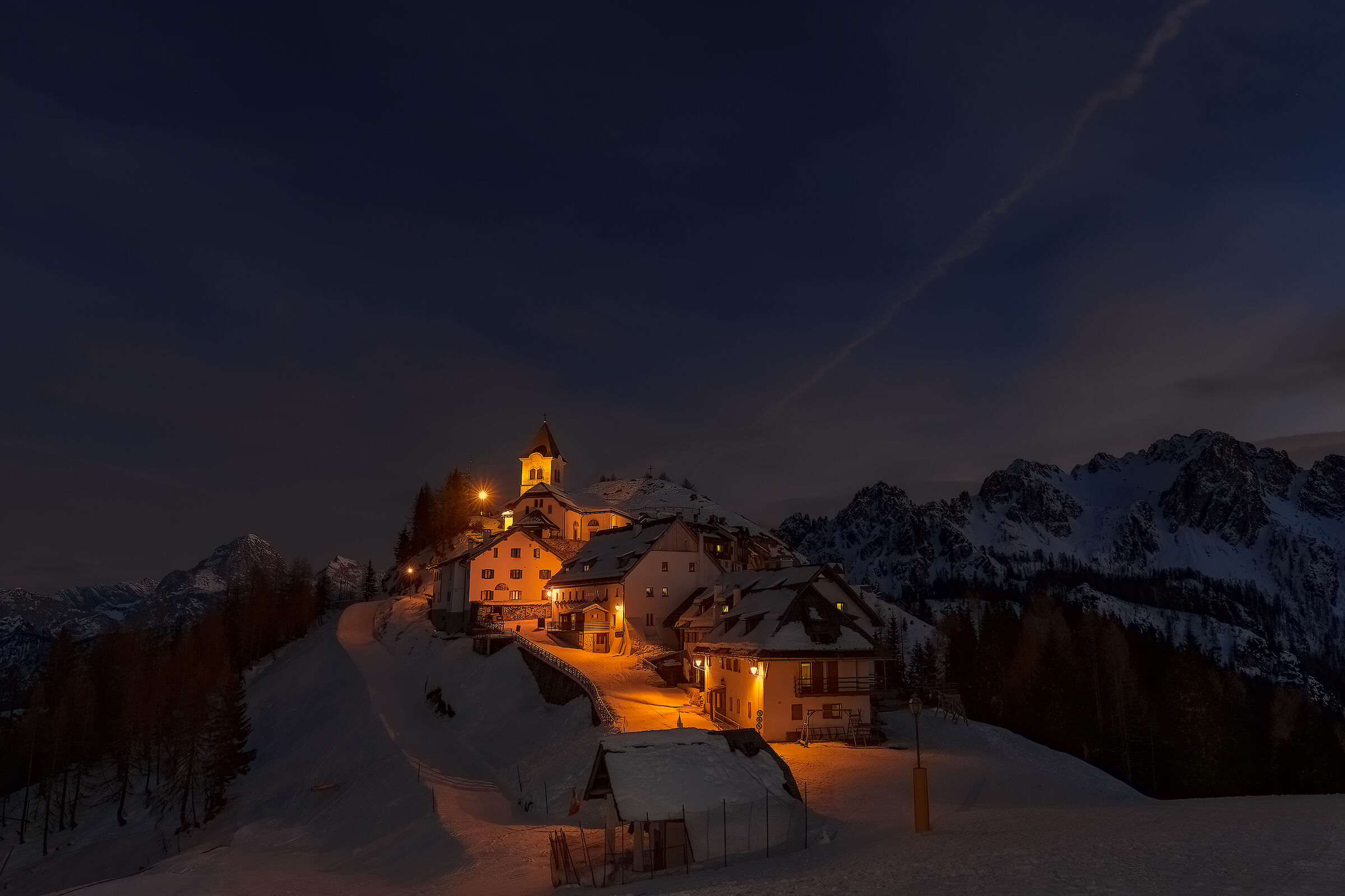 Monte Lussari, a Christmas view