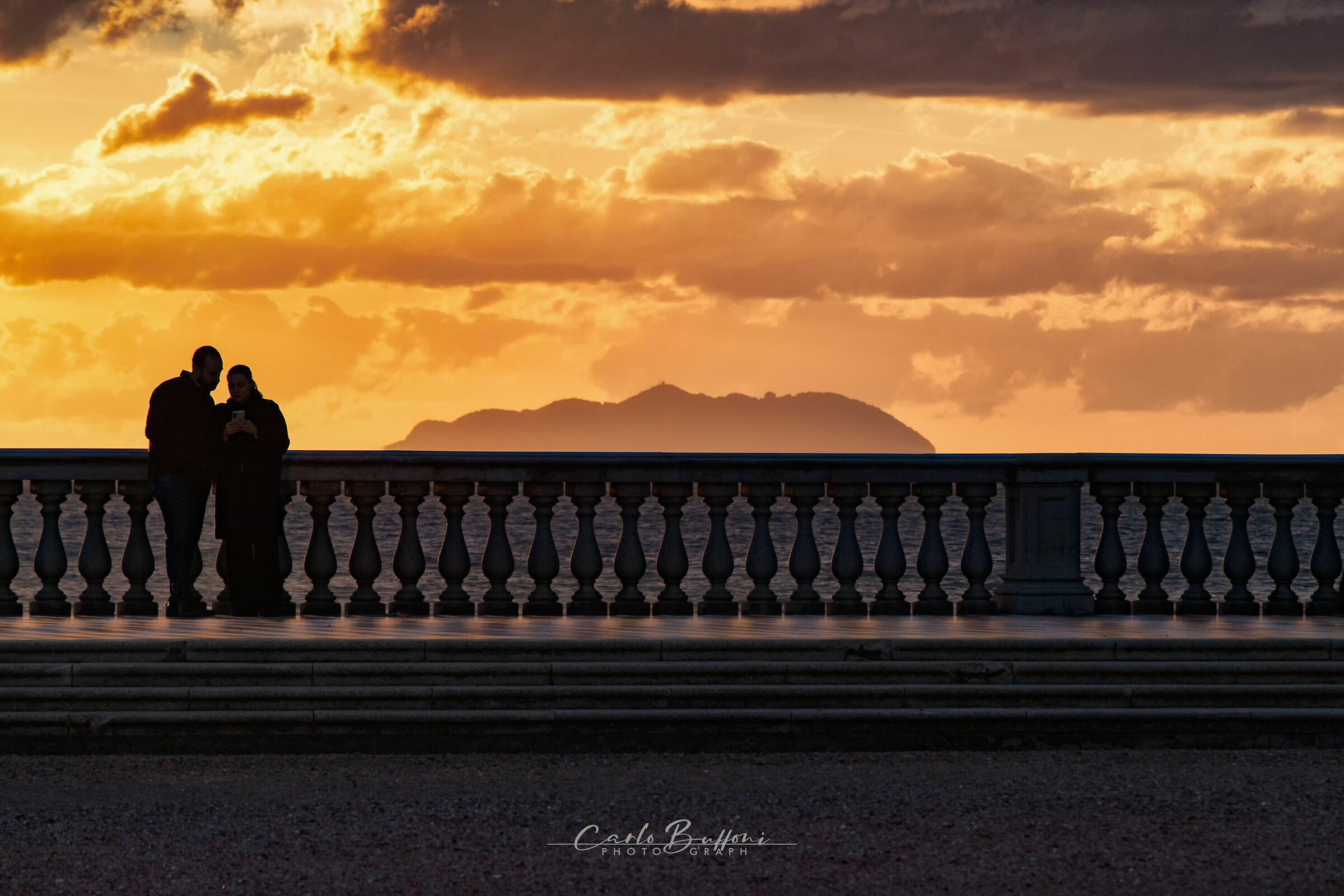 Sunset at the Mascagni Terrace