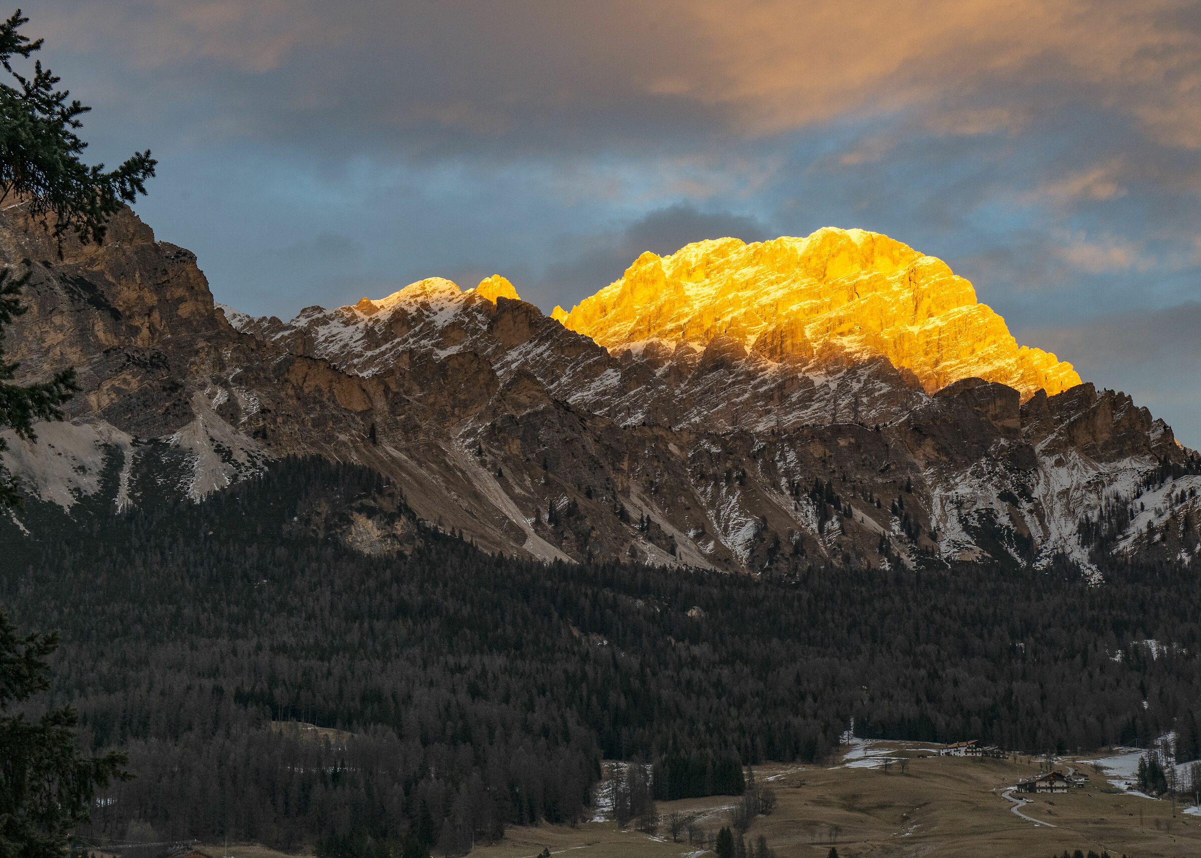 Monte Cristallo, al tramonto