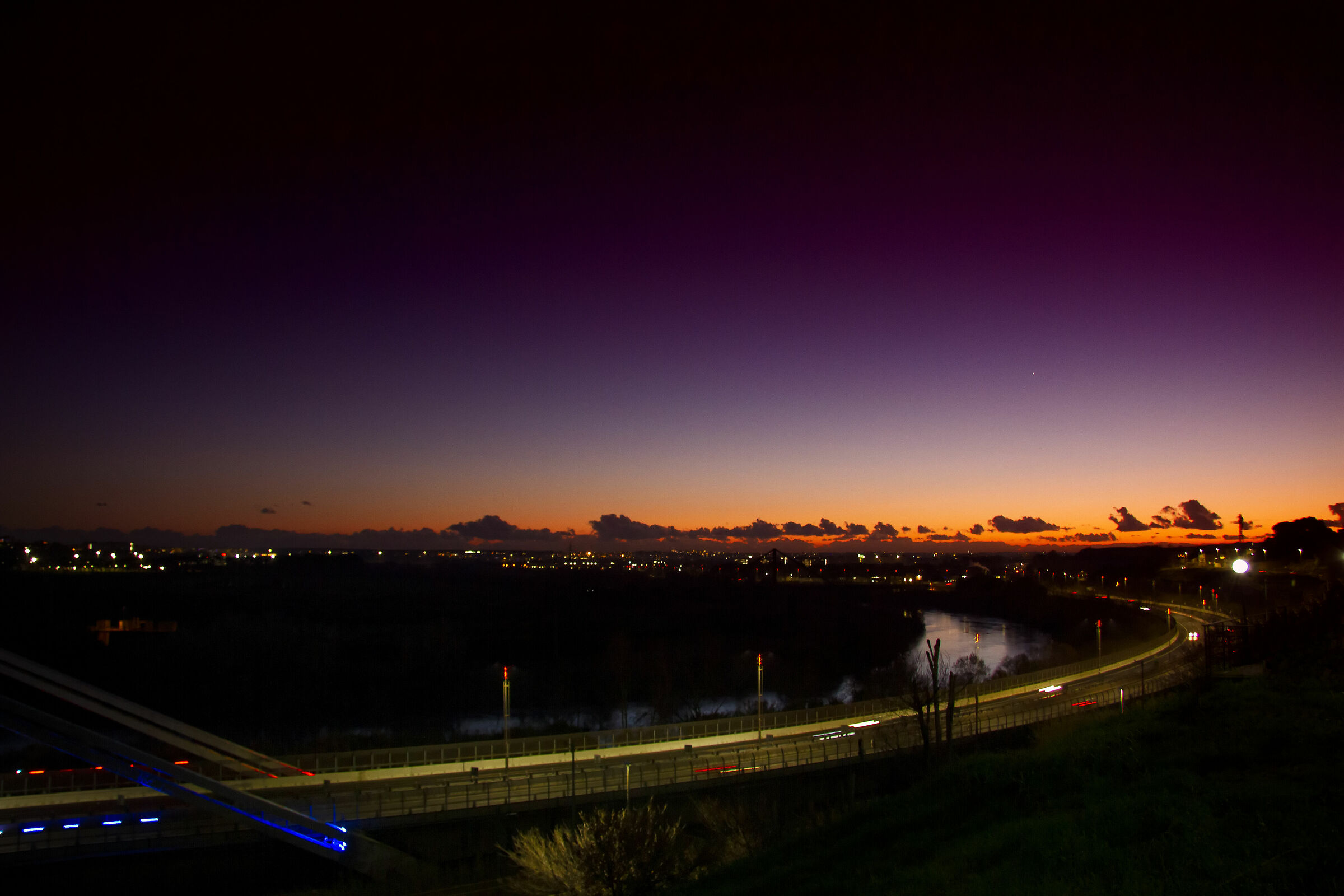 MAGLIANA BRIDGE AT SUNSET 1