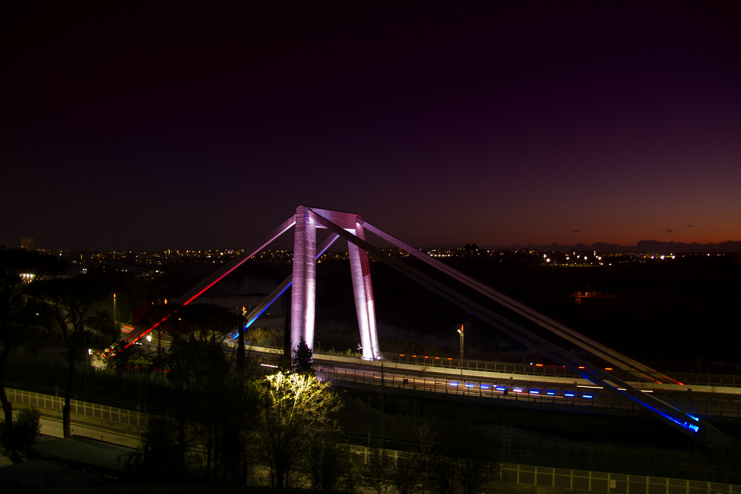 MAGLIANA BRIDGE AT SUNSET 2