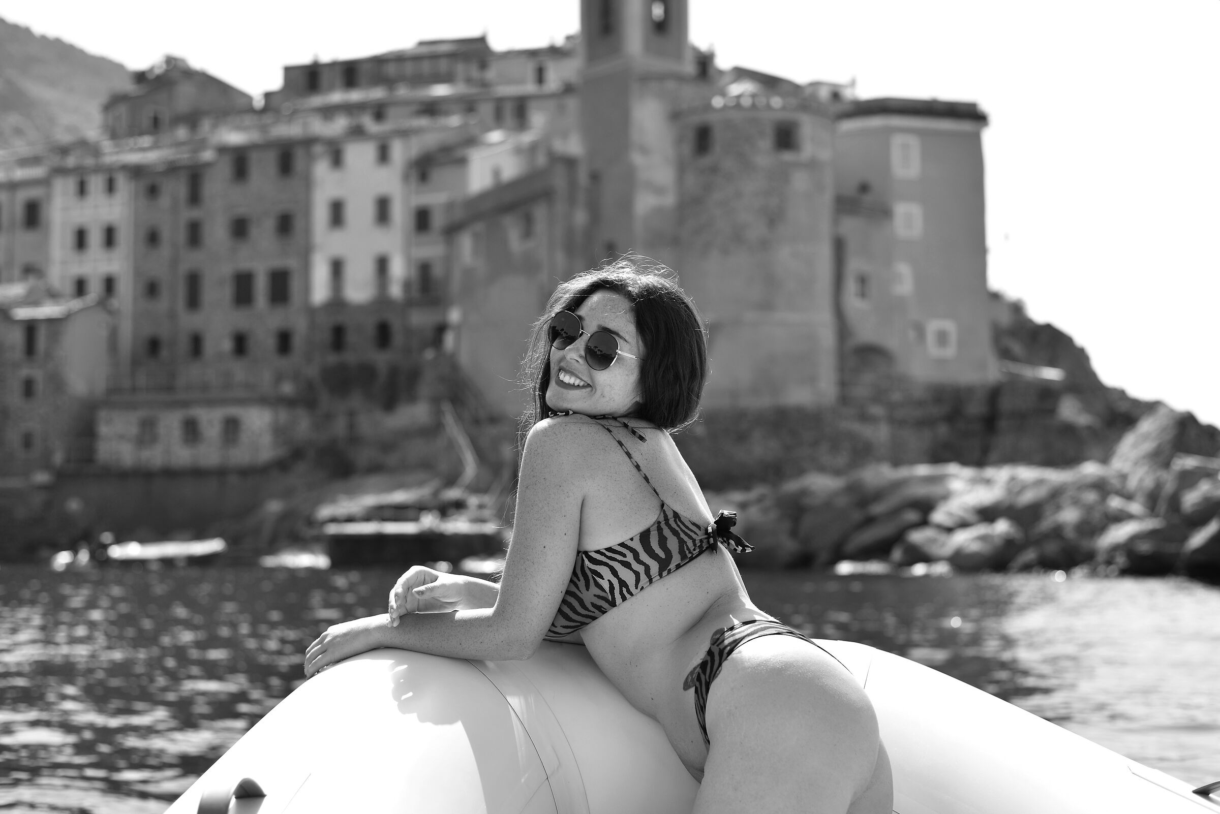 Giornata di mare in bianco e nero...