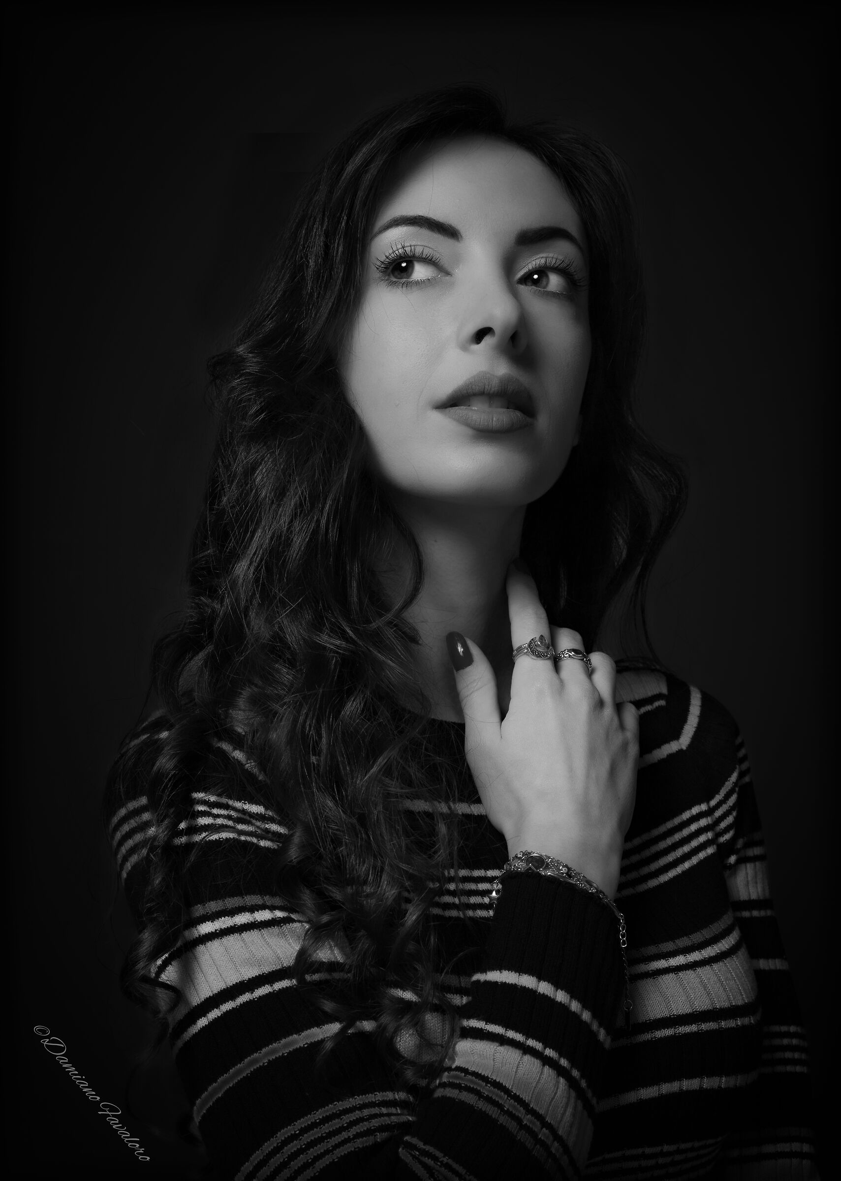 Eleonora - Portrait B&W version