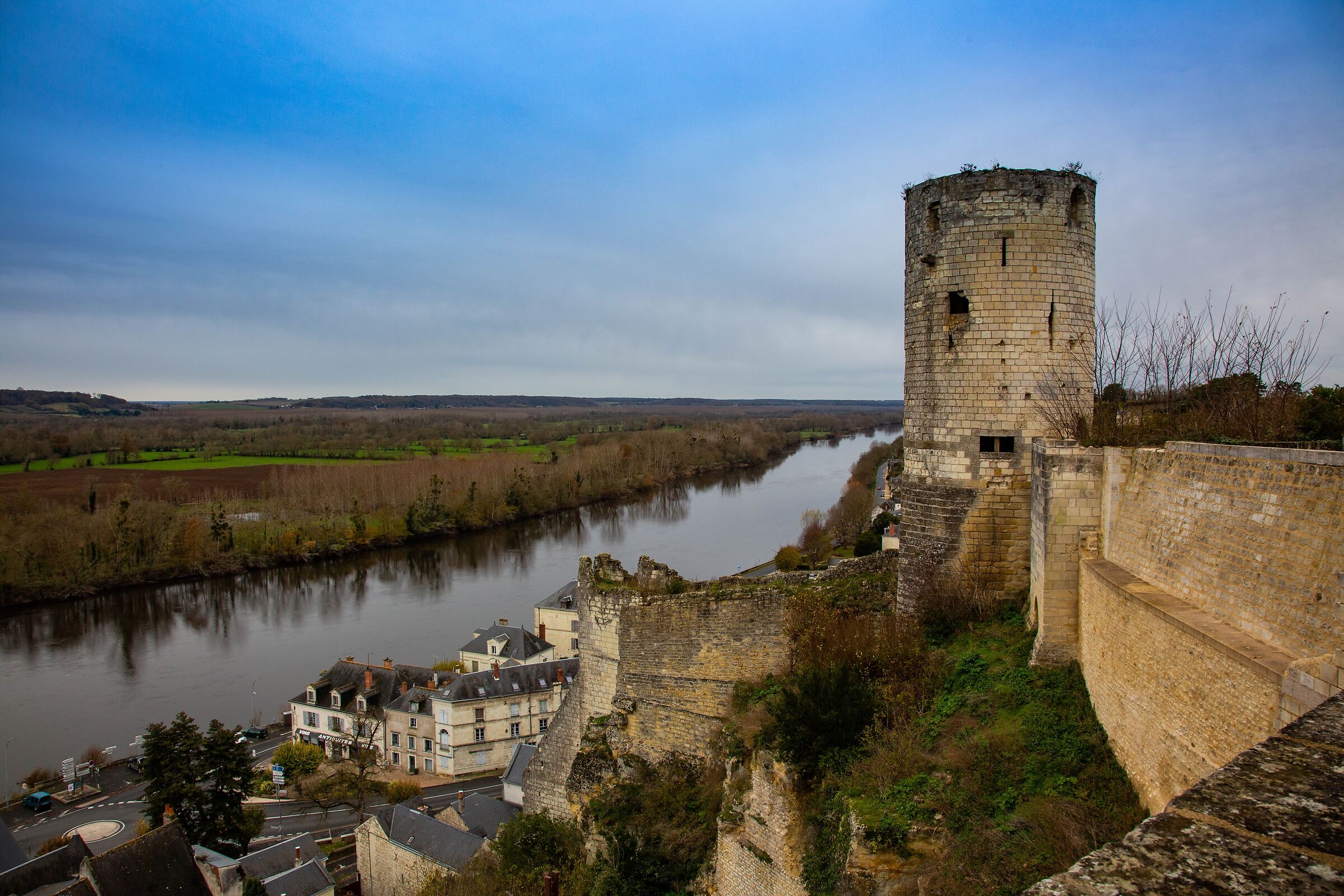 Veduta dal castello di Chinon
