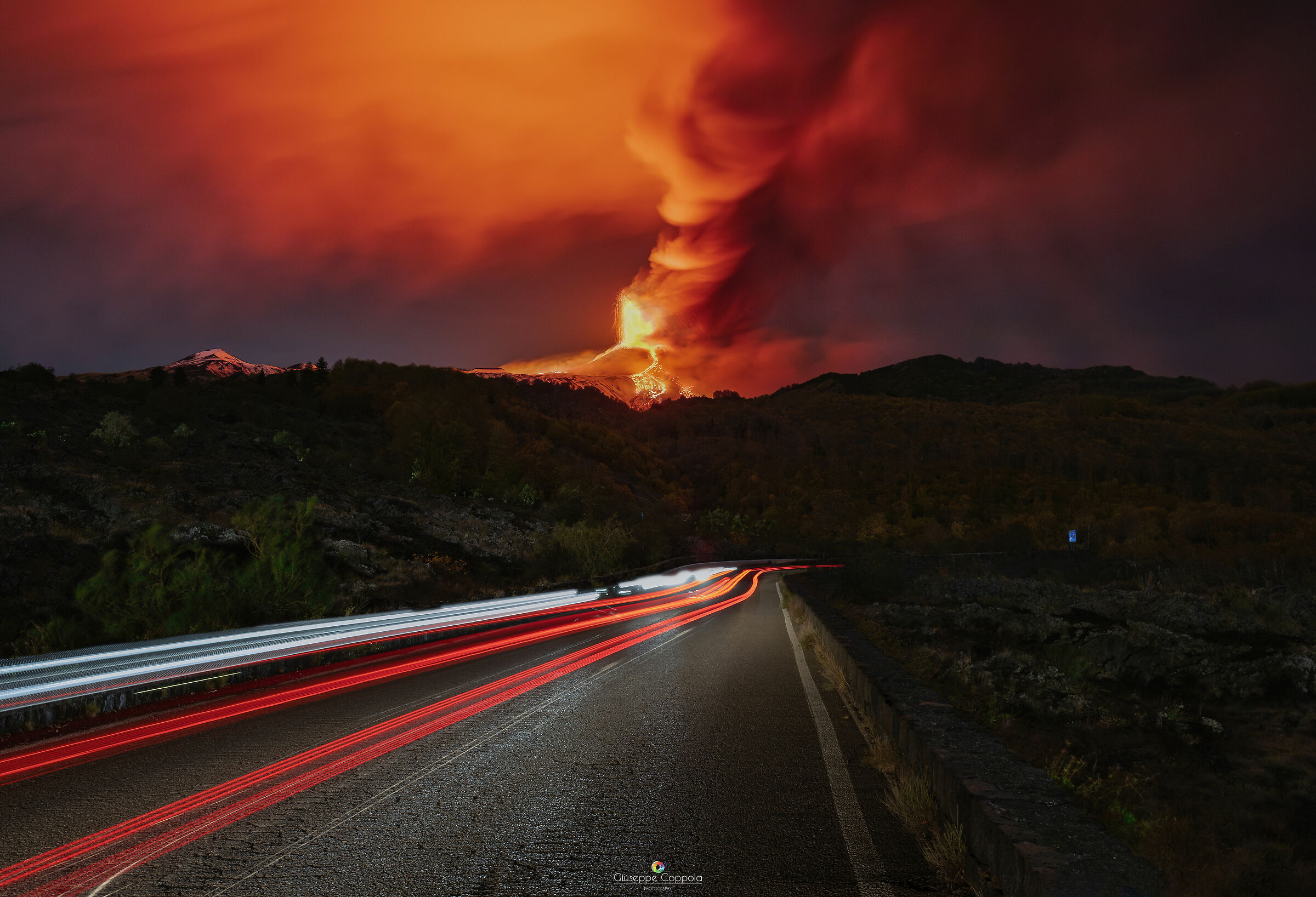 Eruzione dell'Etna del primo Dicembre 2023