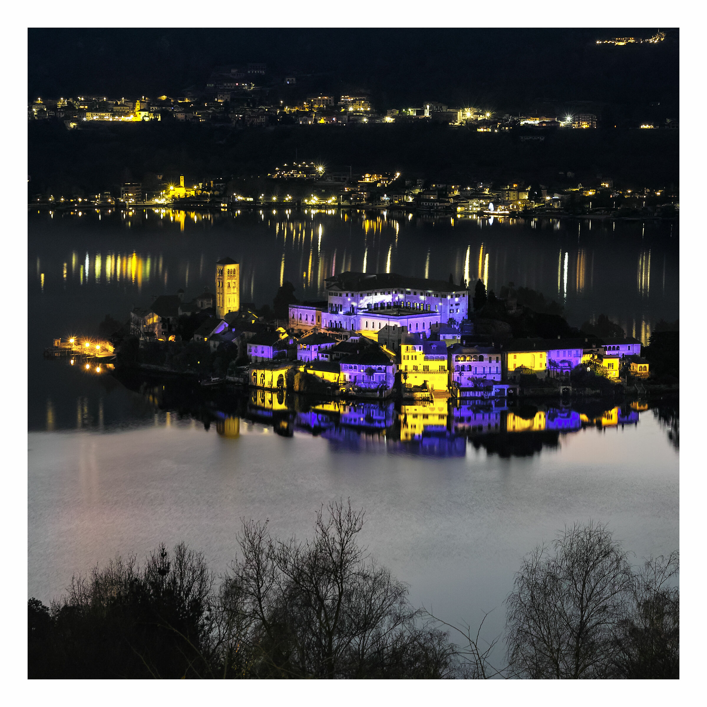 "Isole di luce" (Isola di S. Giulio lago D'Ort...