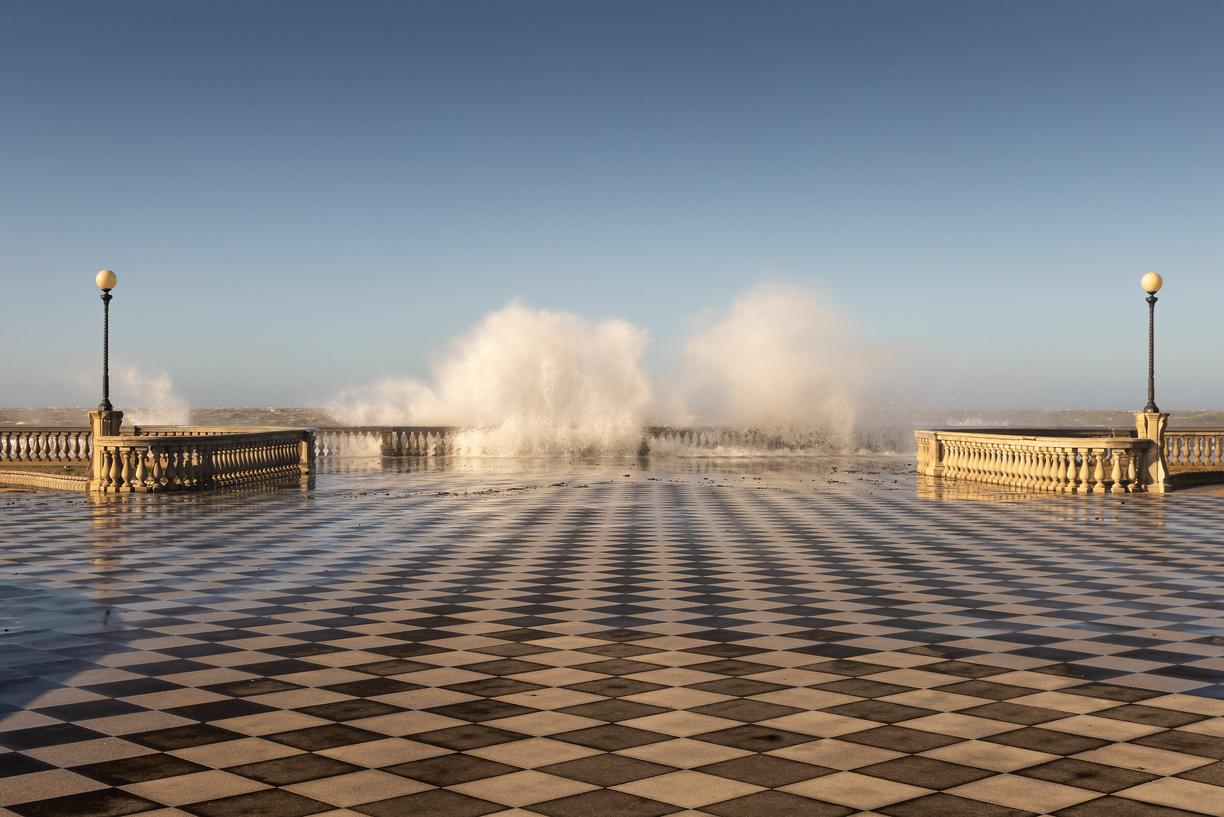 Mareggiata in terrazza