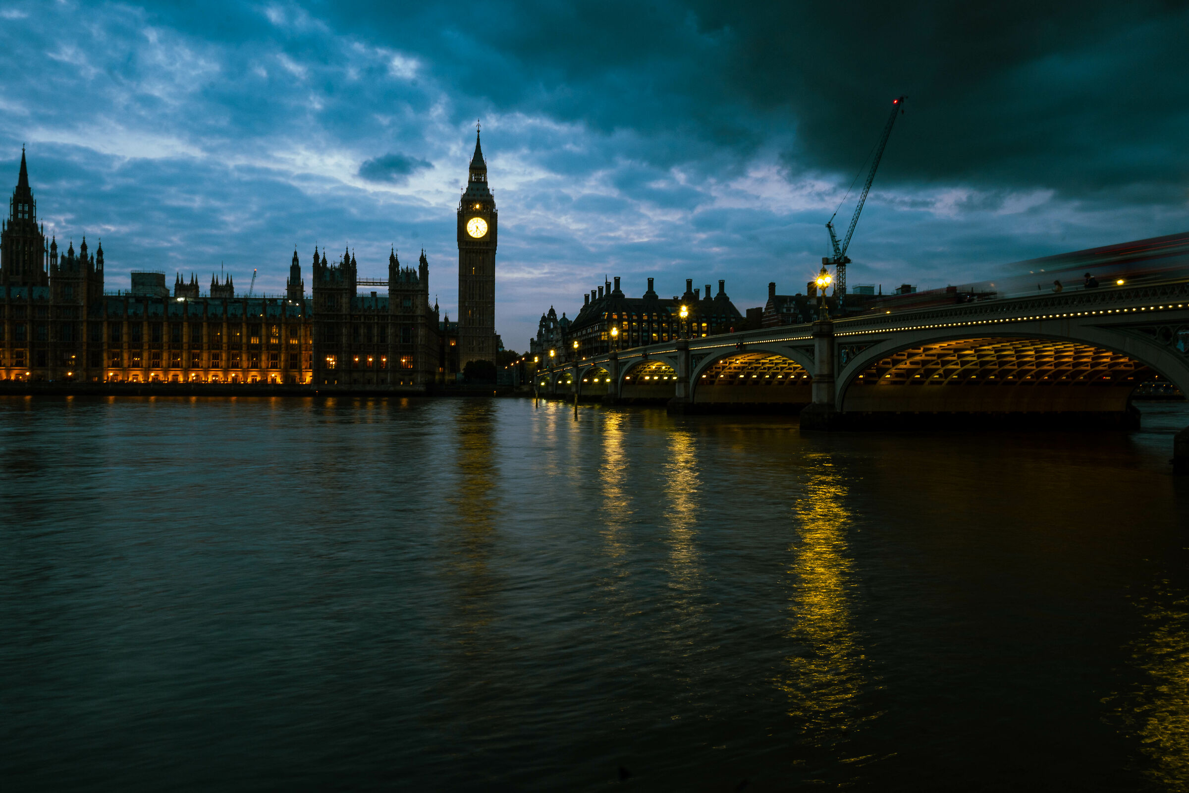 Westminster by night