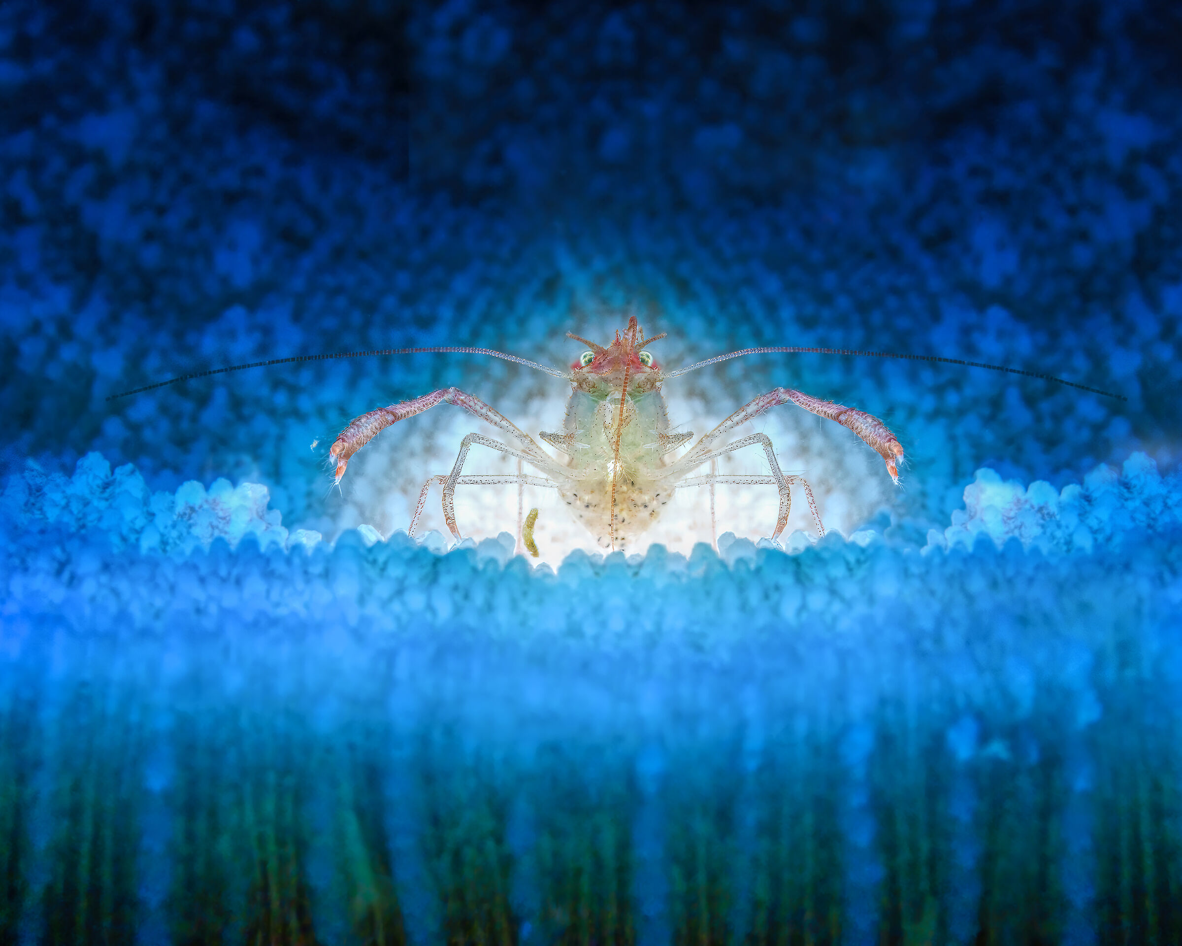 shrip Into blue cathedral Tufi Resort Papua New Guinea