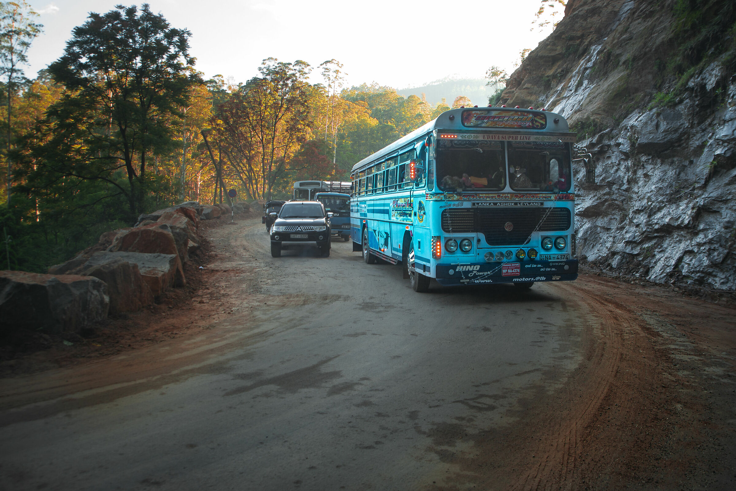 Sorpasso in curva, Sri Lanka